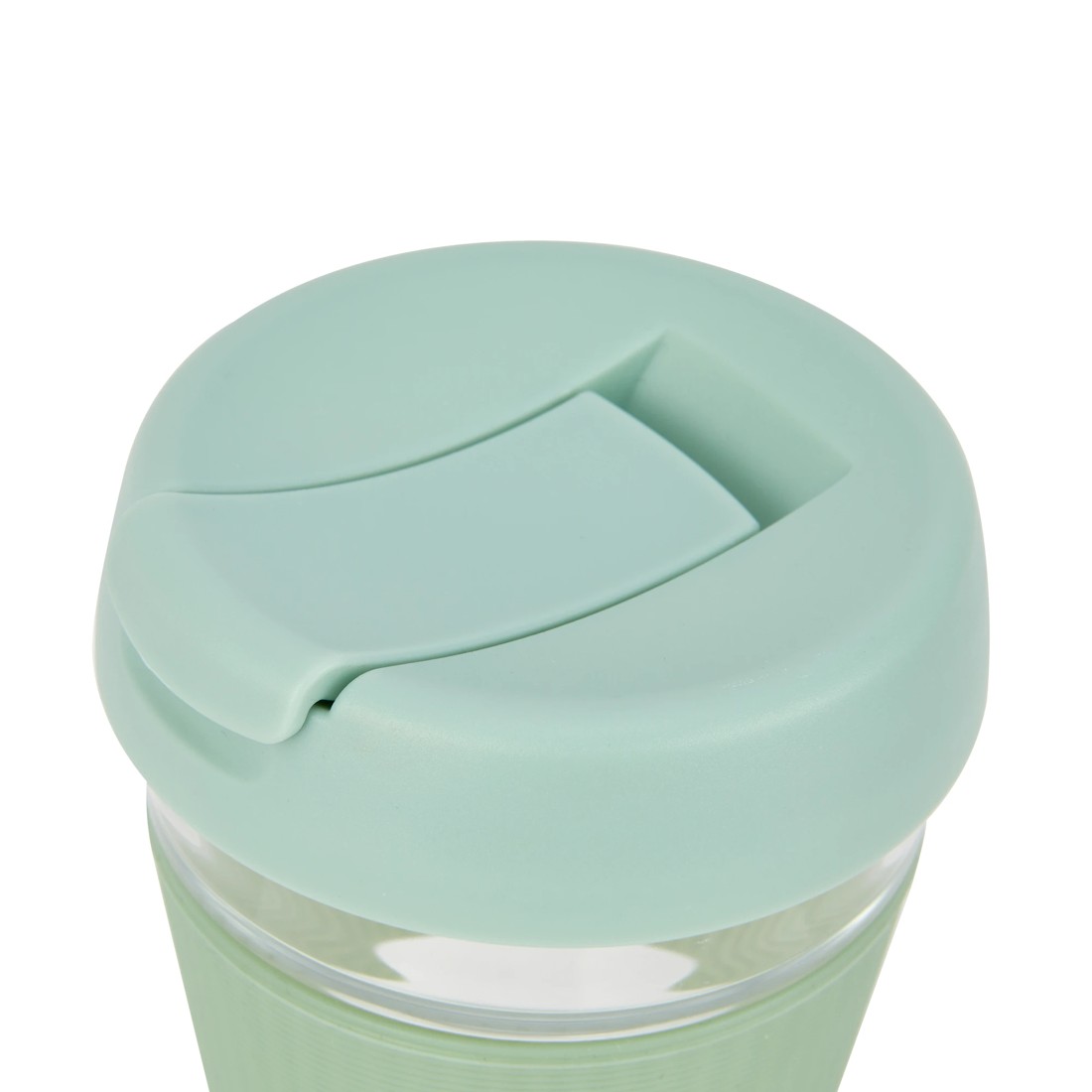 2 350ml Sage Glass Reusable Travel Cup, 2 of 5