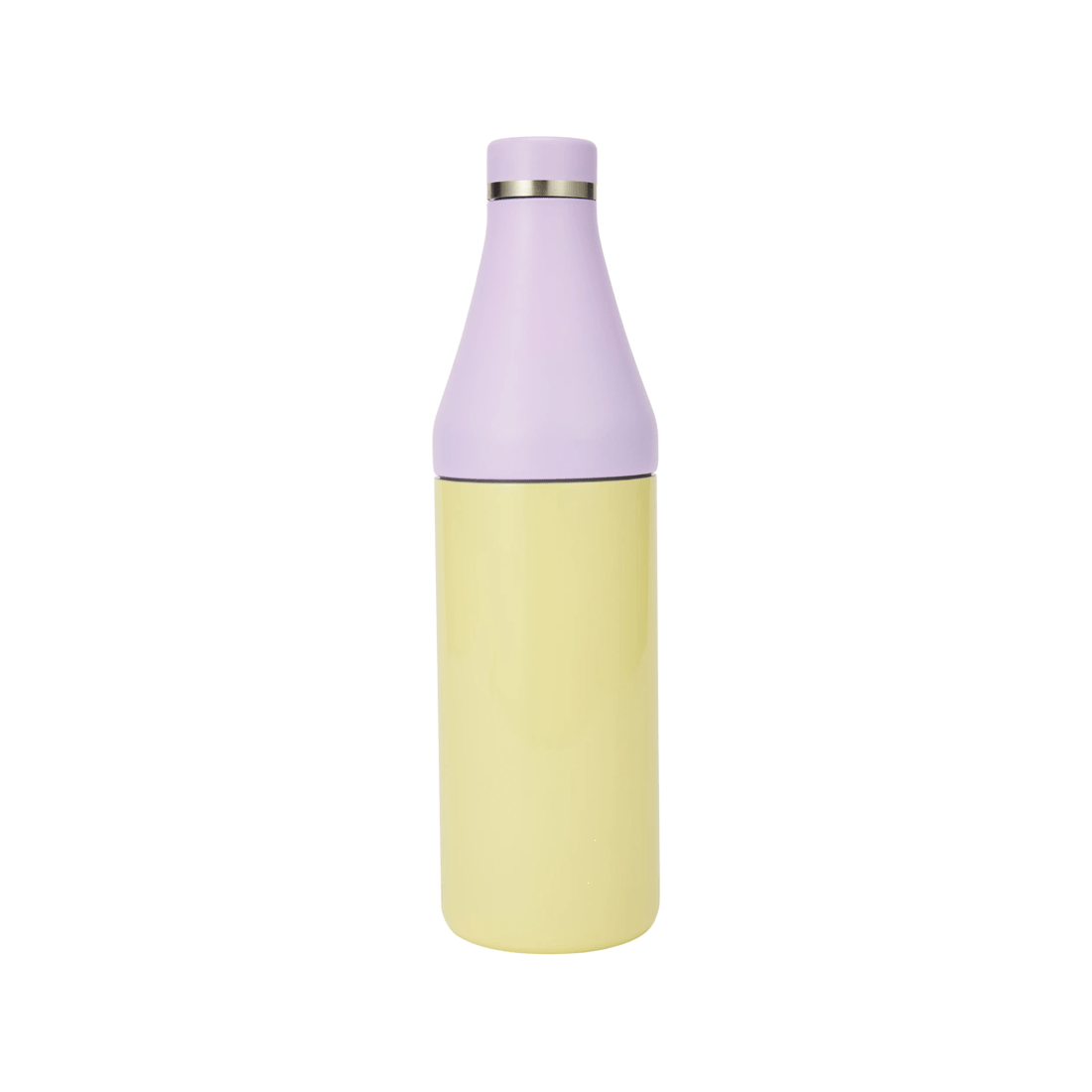 1 600ml Lemon Stainless Steel Drink Bottle, 1 of 6