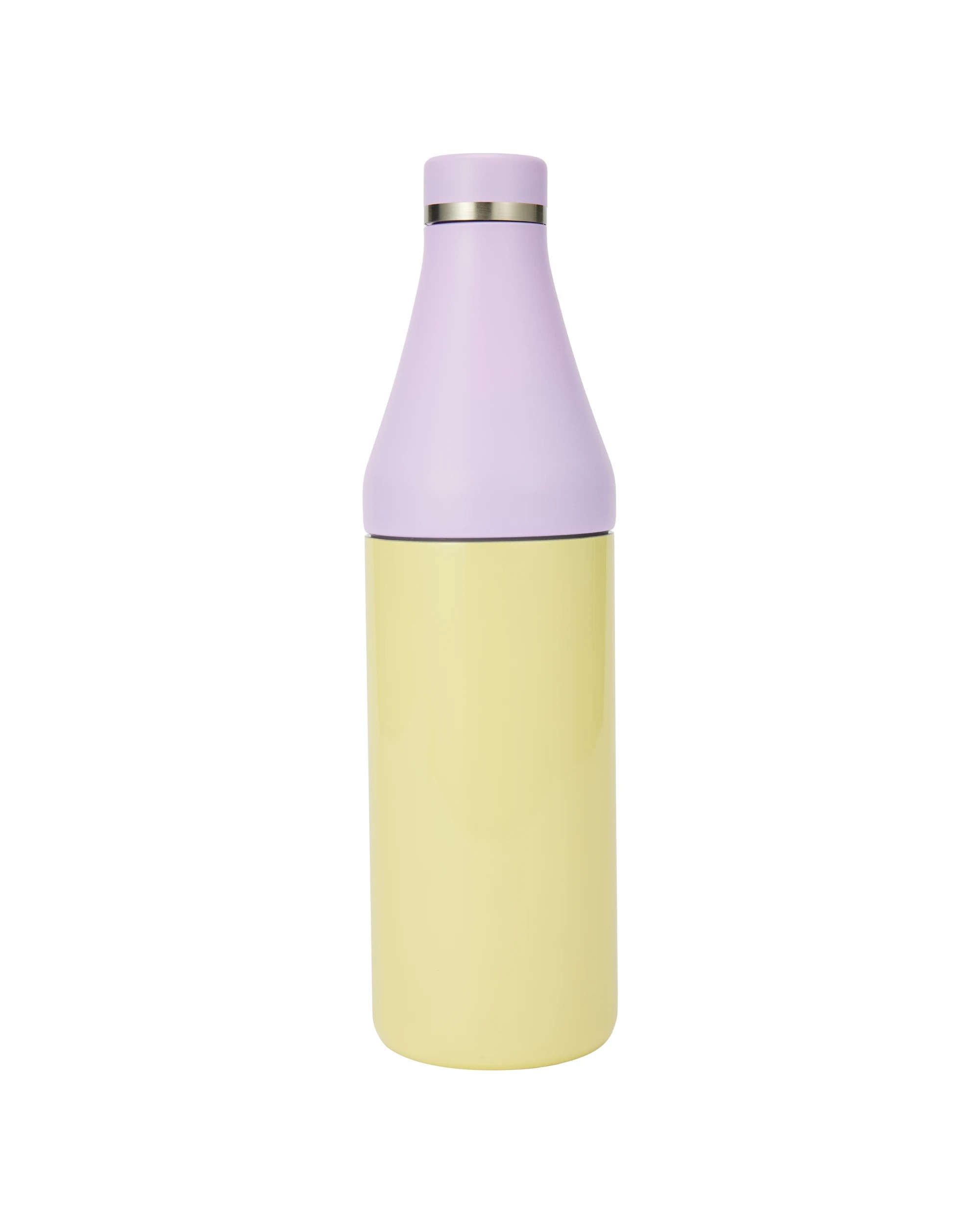 1 600ml Lemon Stainless Steel Drink Bottle, 1 of 6