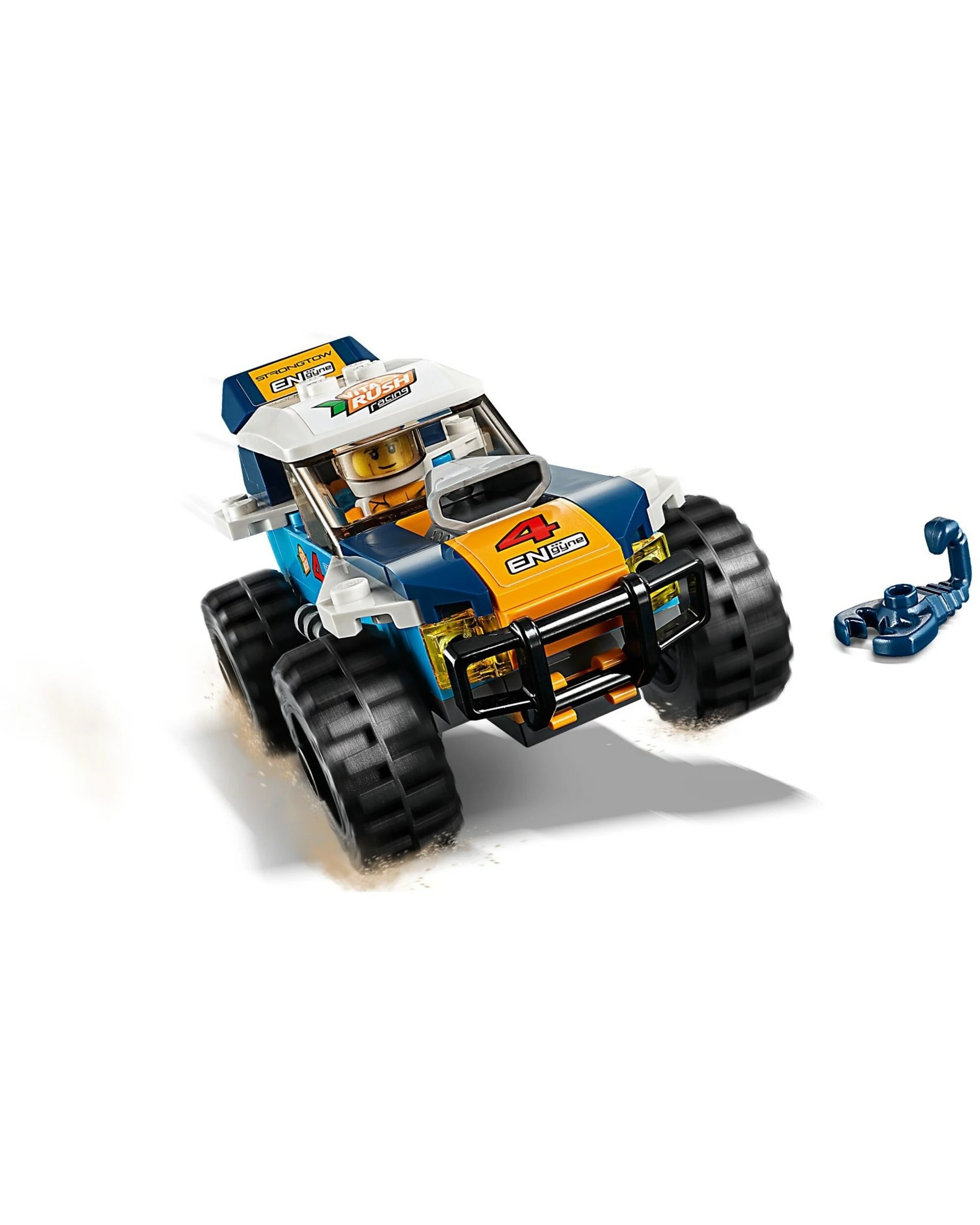 2 LEGO 60218 Desert Rally Racer Car Toy with Minifigure, 2 of 3
