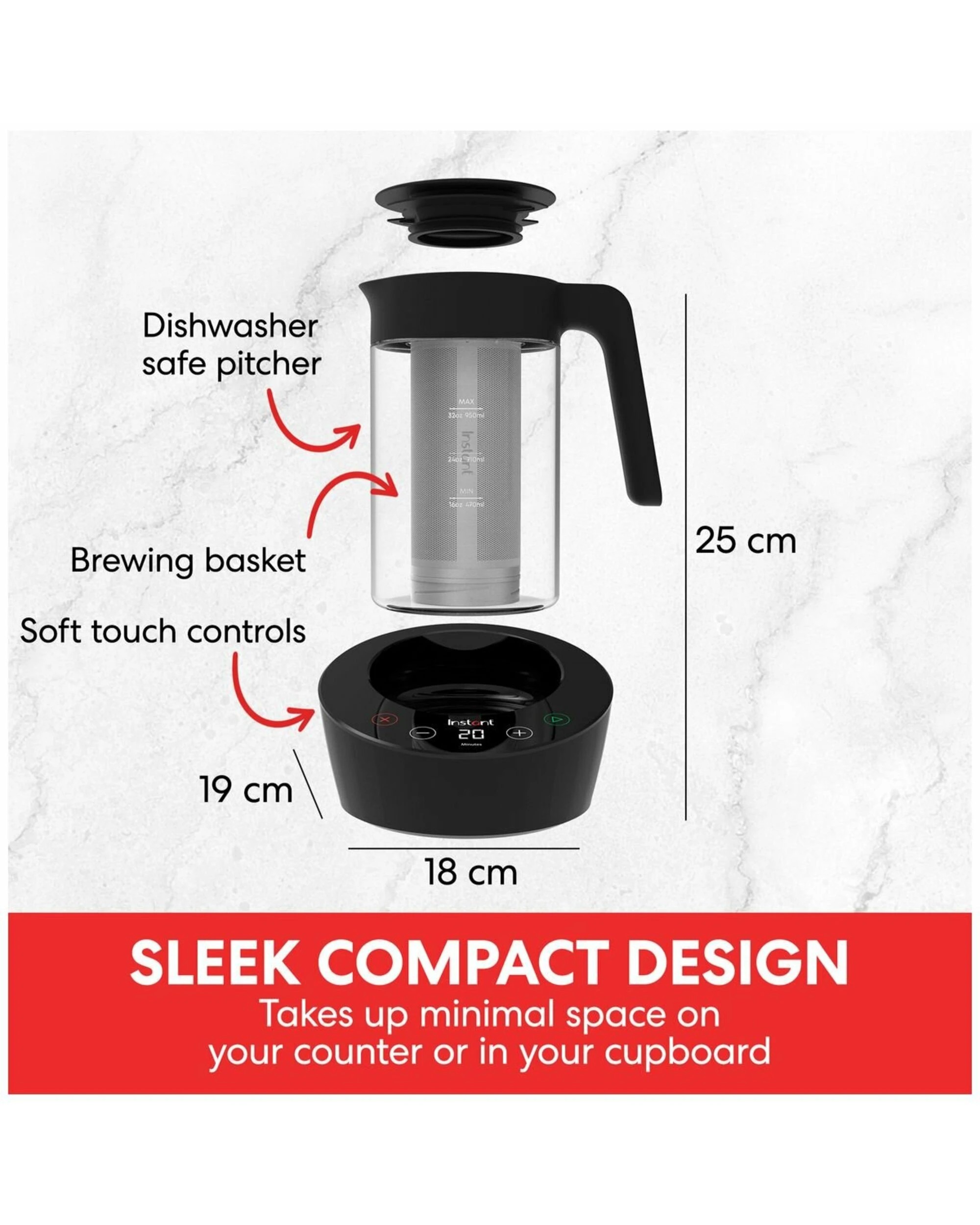 4 Instant Pot 950ml Instant Cold Brewer, 4 of 5