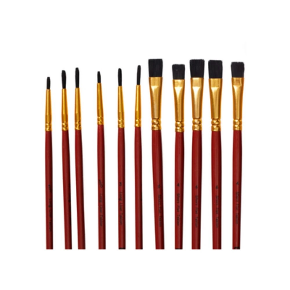 4 Born Taklon Value Paintbrush 50 Pack, 4 of 8