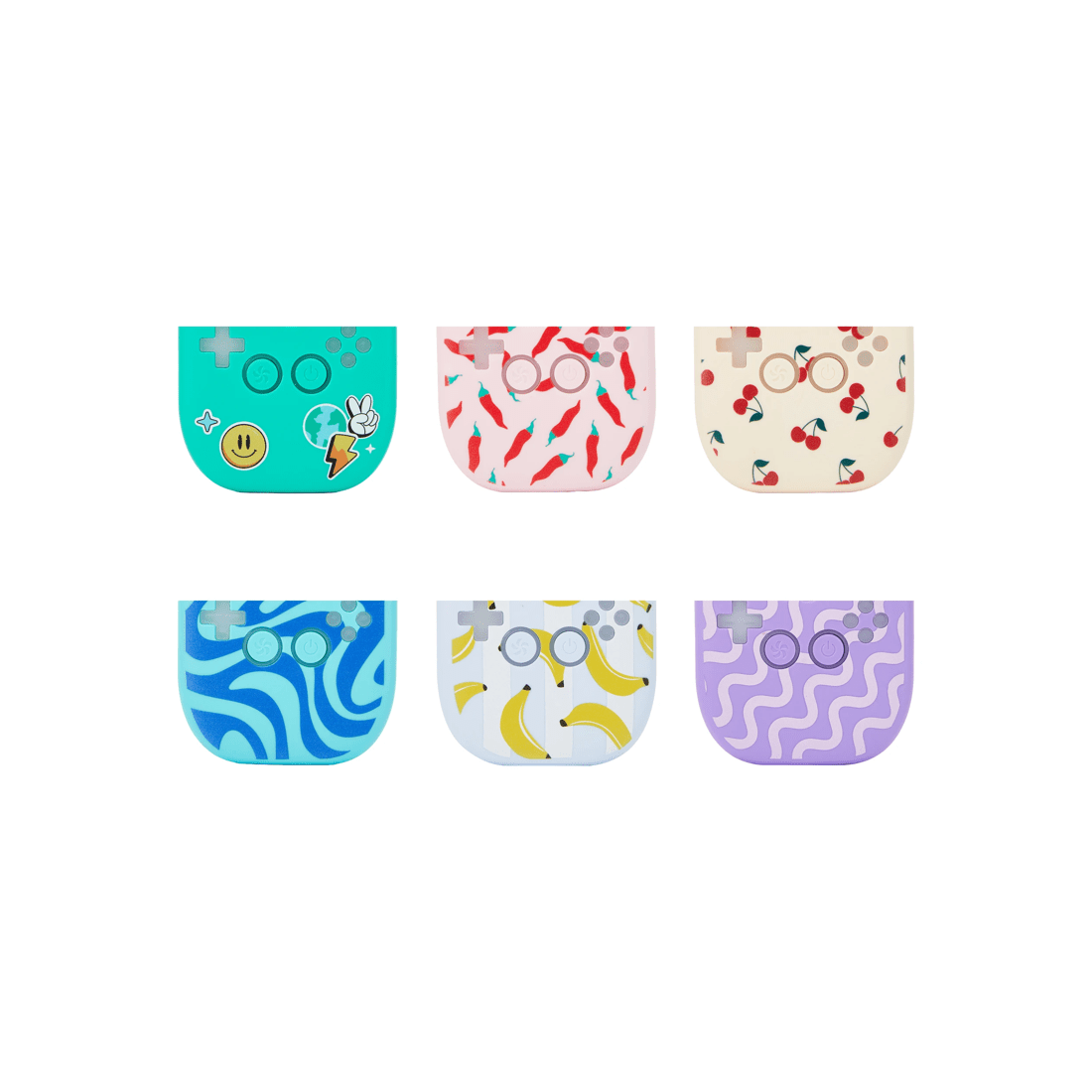 6 Printed Gaming Fan - Assorted, 6 of 10