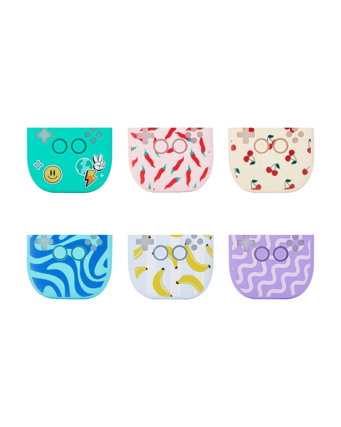 6 Printed Gaming Fan - Assorted, 6 of 10