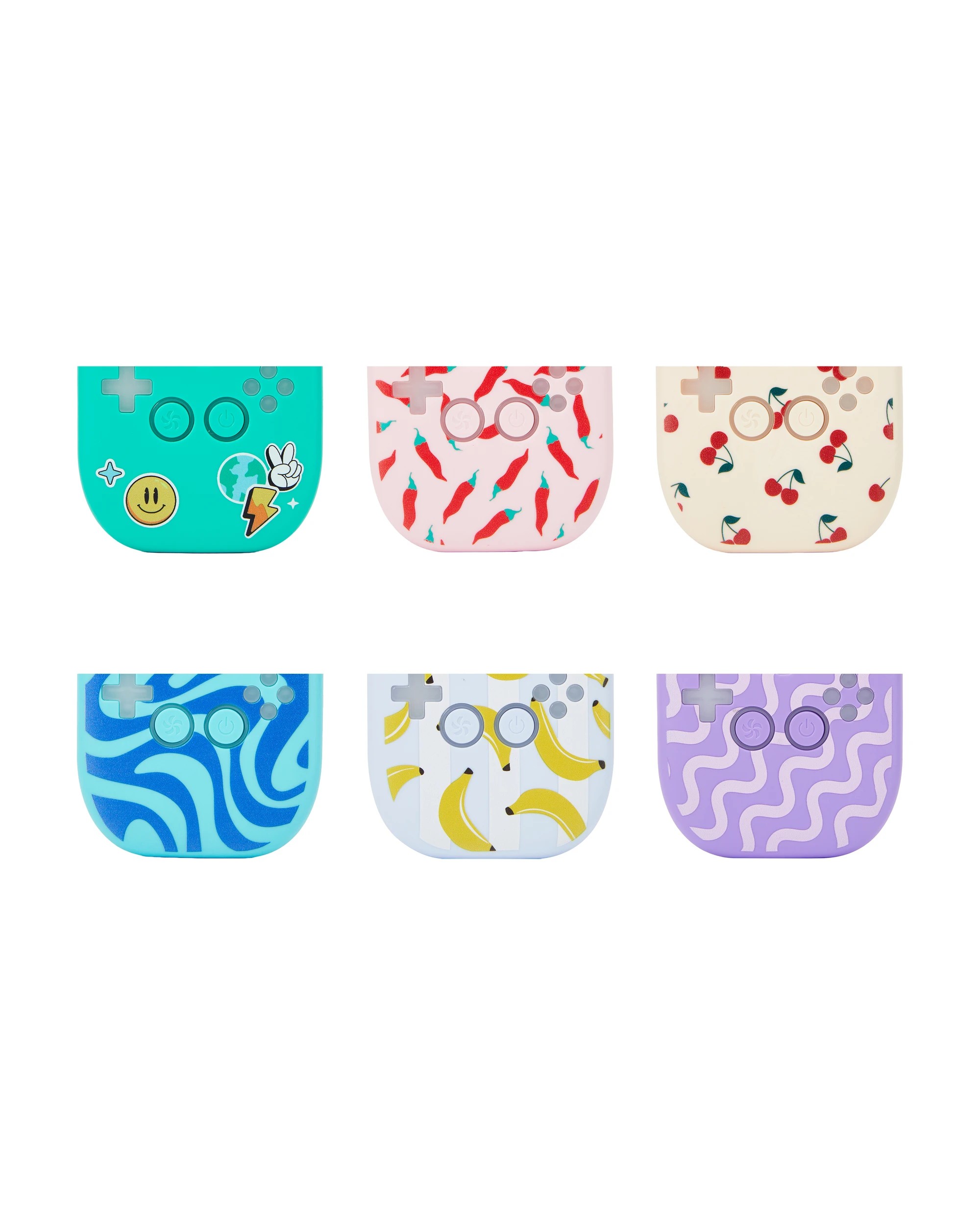 6 Printed Gaming Fan - Assorted, 6 of 10