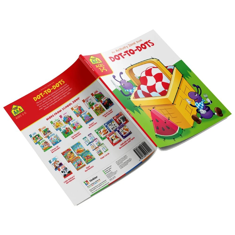 4 School Zone Activity Zone Dot-to-Dot, 4 of 4