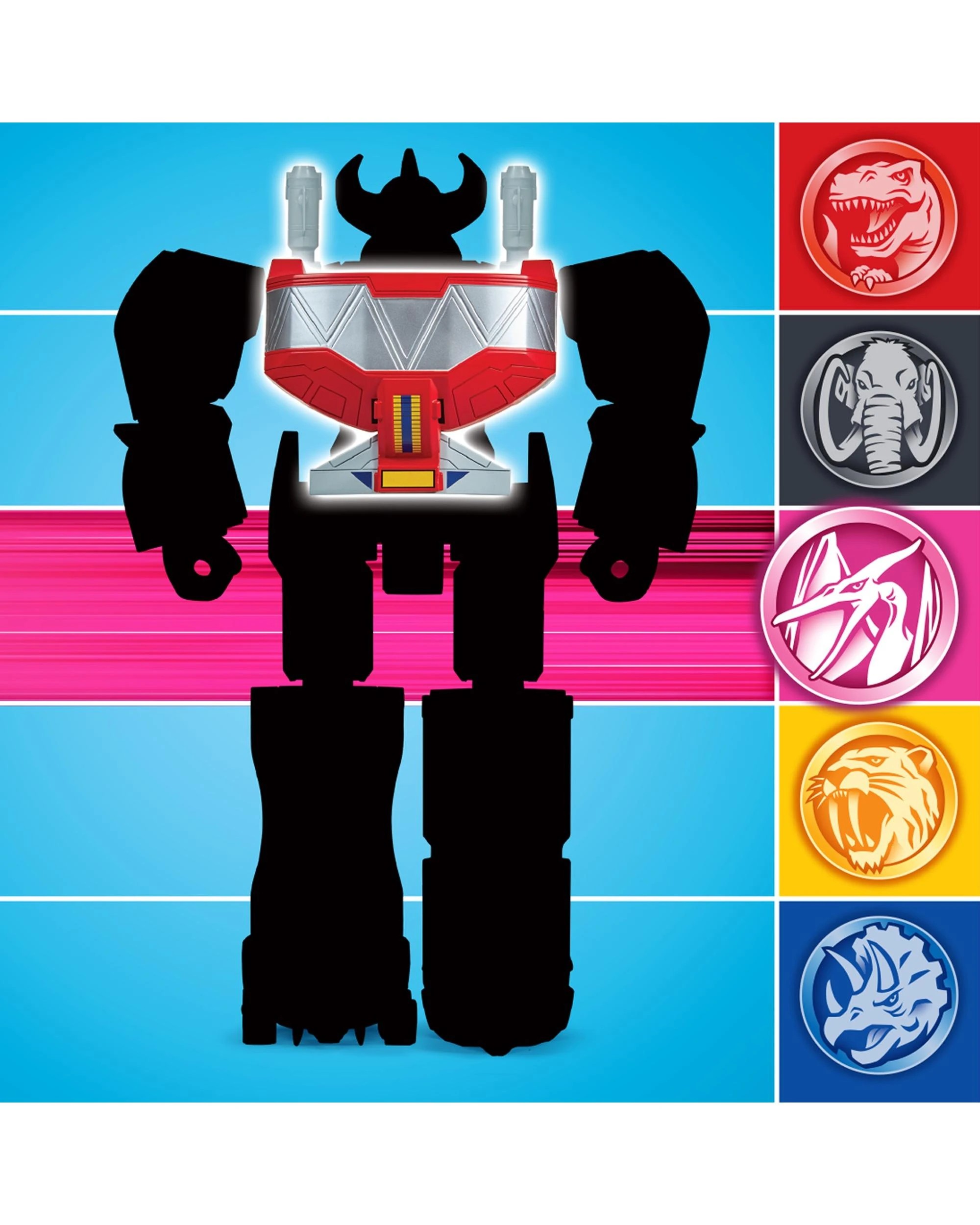 8 Playmates Toys Limited Mighty Morphin Power Rangers Re-Ignition Combinable Dinozord Pterodactyl Toy, 8 of 9