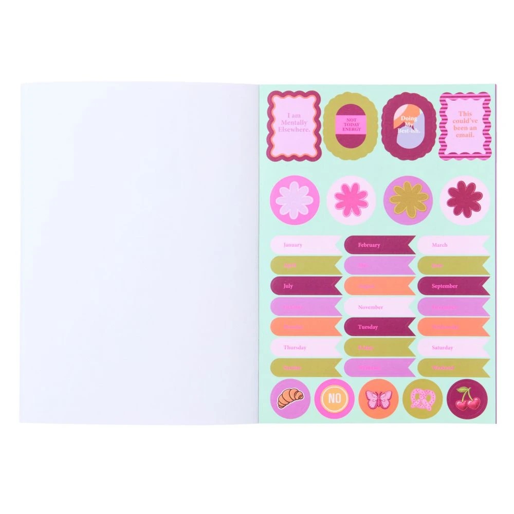 3 Officeworks Raspberry A5 Sticker Book, 3 of 3