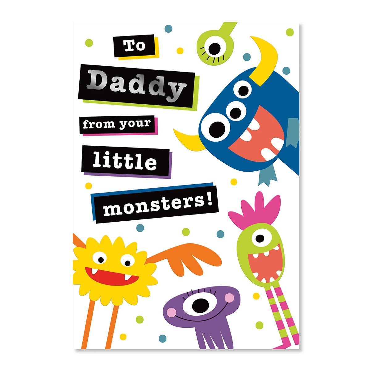 3 Hallmark Father's Day Card - Little Monsters, 3 of 3