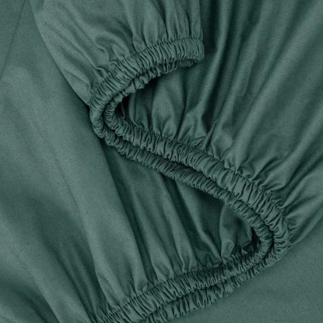 3 250 Thread Count Cotton Rich Sheet Set - Queen Bed, Teal, 3 of 7