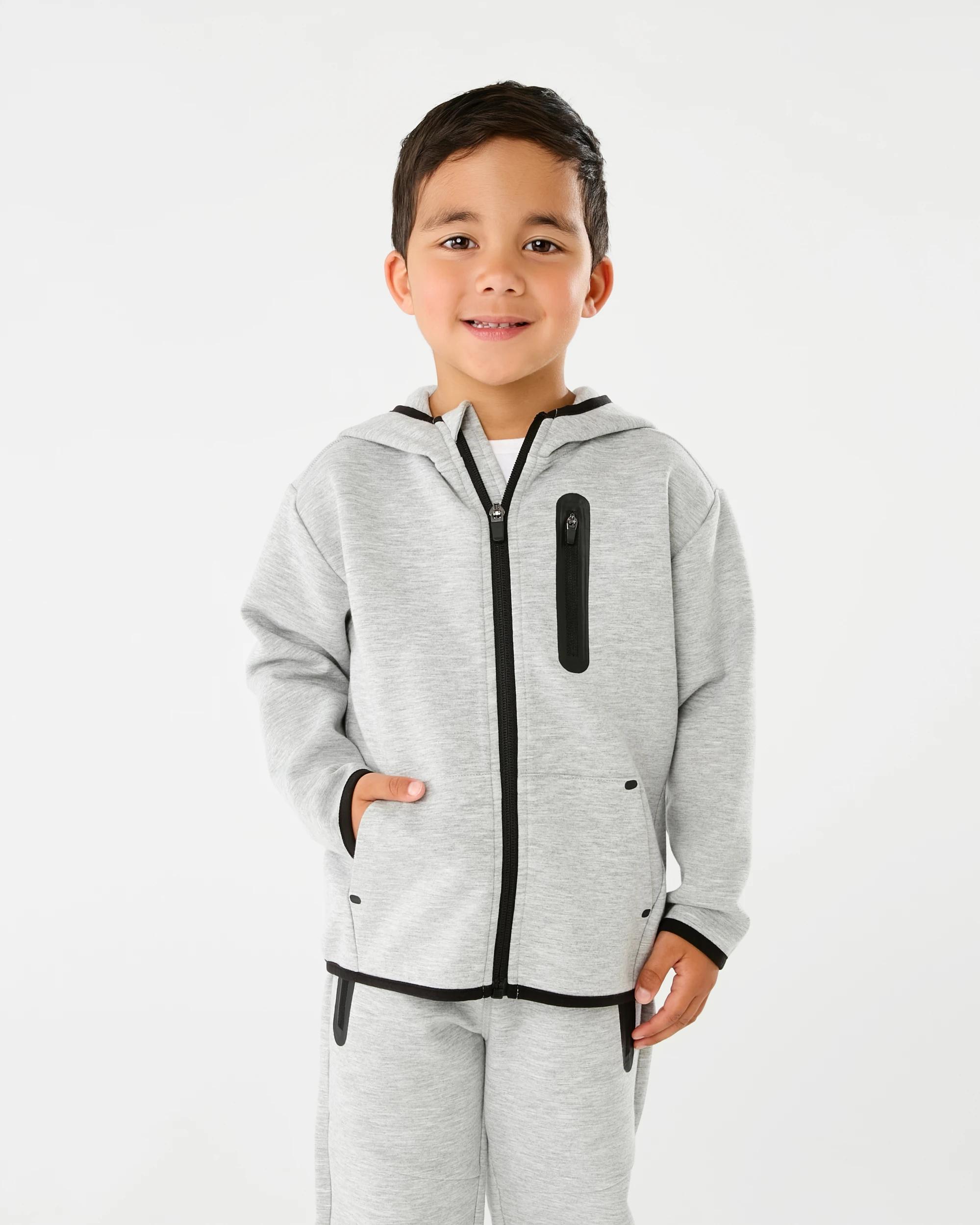 1 Active Kids Hoodie Kgry Marle, 1 of 7