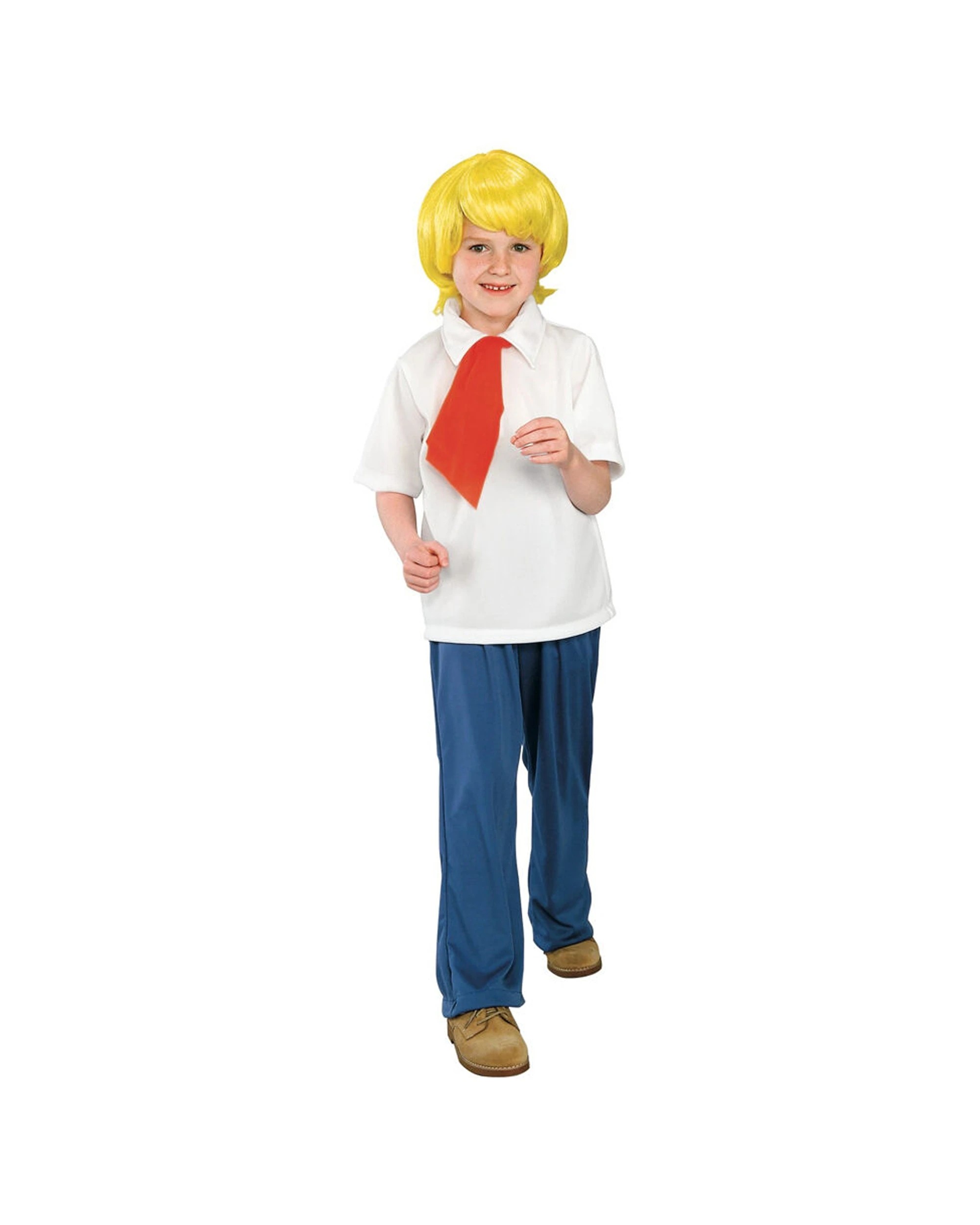 1 Rubies Scooby Doo Fred Jones Kids Boys Dress Up Costume Size S - Multi, 1 of 3