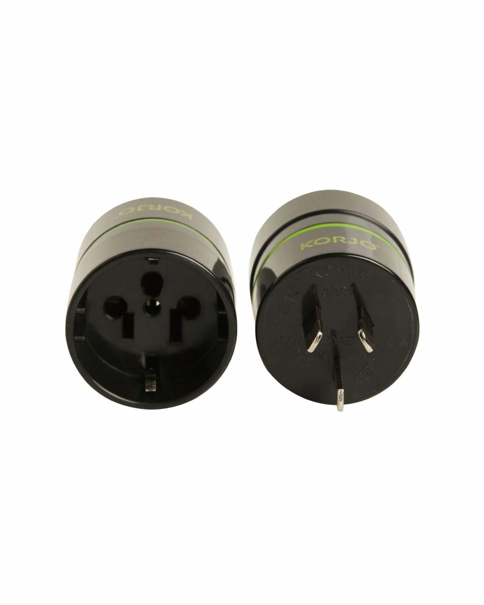 1 Korjo Inbound Travel Adaptor - Europe / USA to Australia - Black, 1 of 3