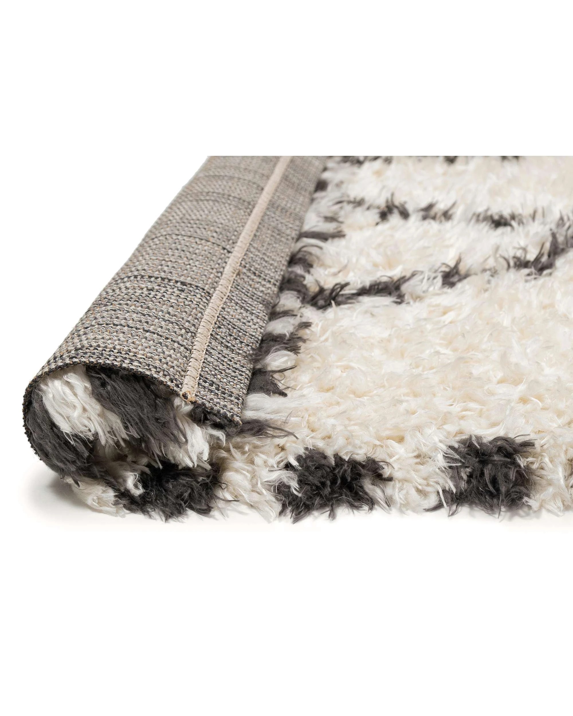 5 Loopsie Alcara Diamond Shag Rug-290cm x 200cm - White, 5 of 8