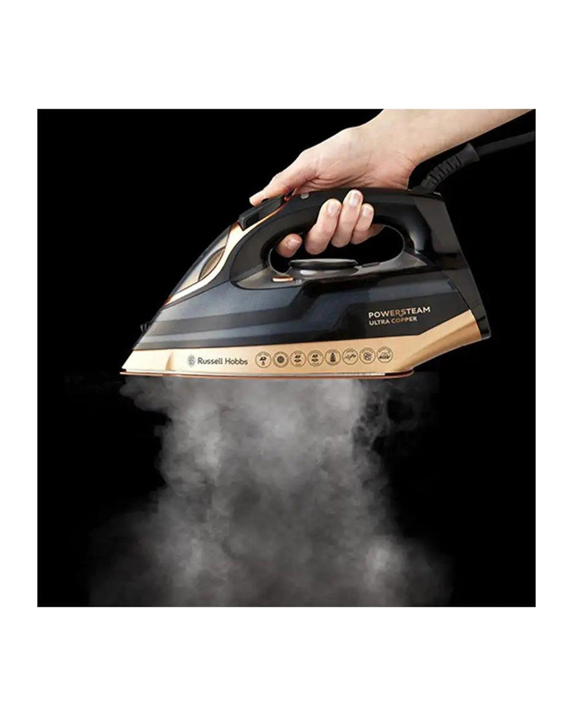 3 Russell Hobbs Power Steam Iron - Ultra Copper, 3 of 8