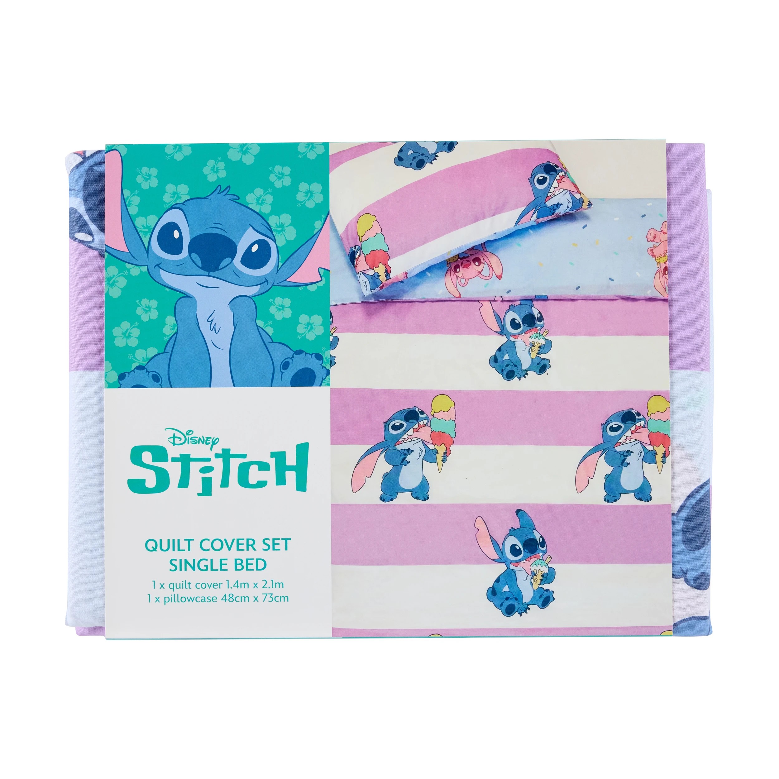 8 Disney Stitch Cotton Quilt Cover Set - Single Bed, 8 of 9