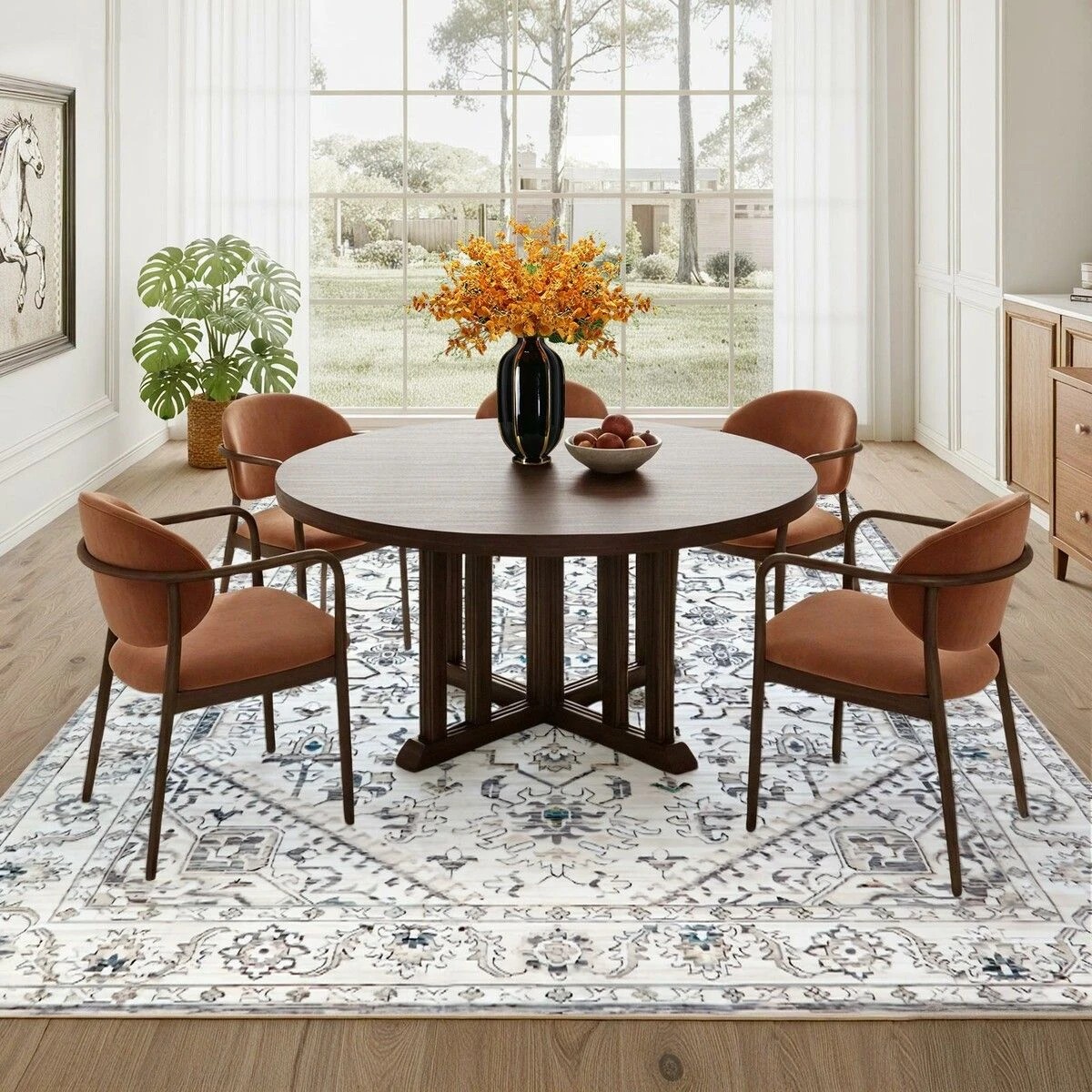 2 Ausway 2x3m Washable Area Rug Floor Carpet Traditional - Multi, 2 of 6