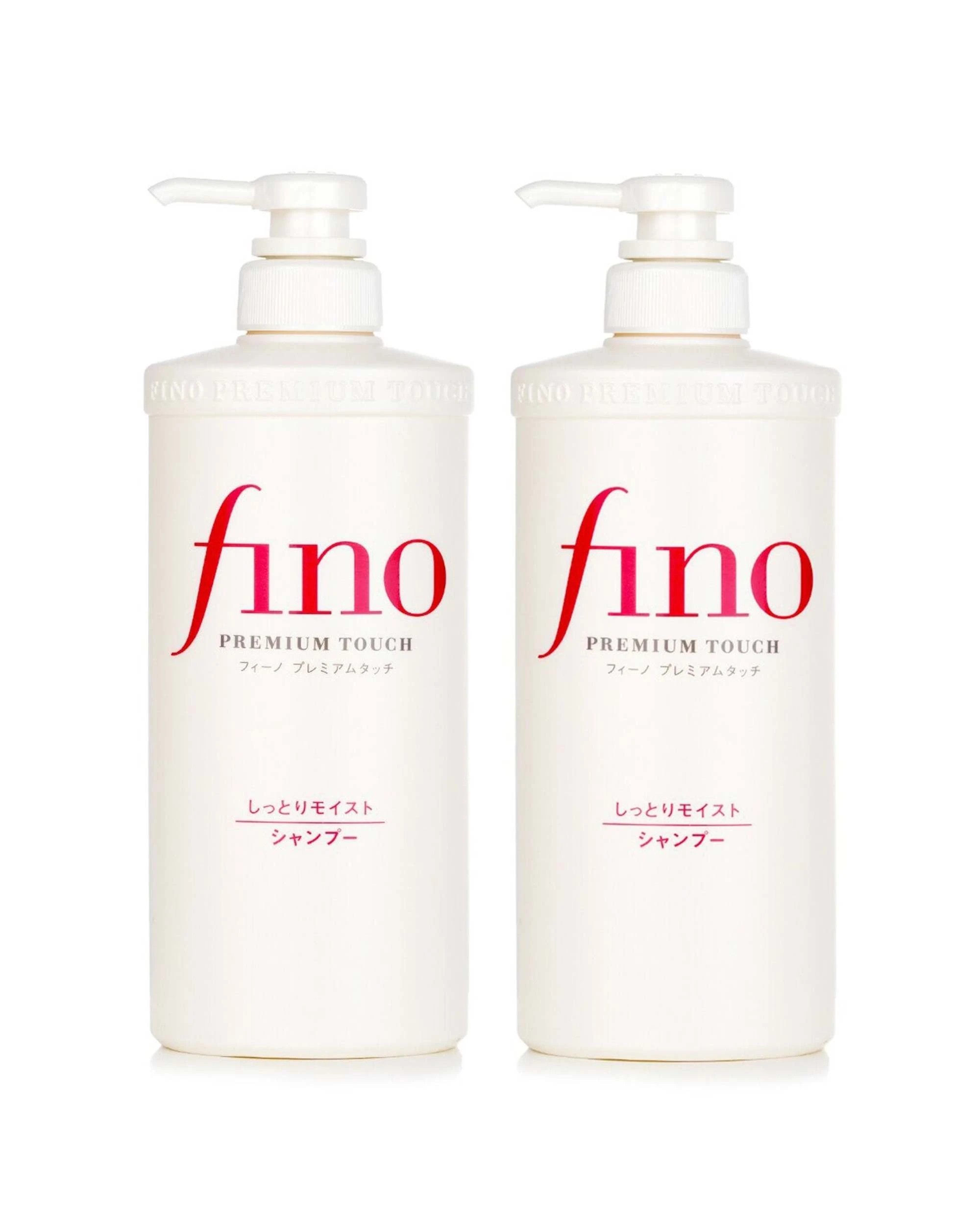 1 Shiseido 1+1 Set Fino Premium Touch Hair Shampoo 550ml x2, 1 of 3
