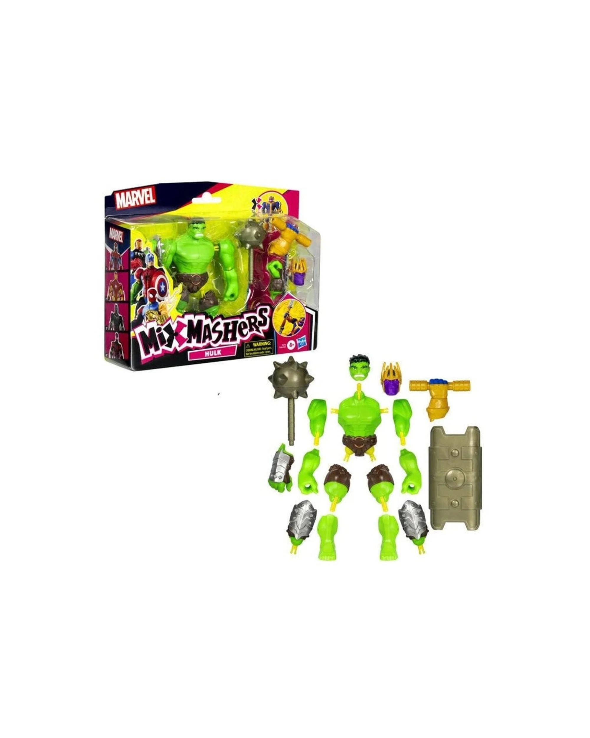5 MixMashers Marvel Avengers Hulk Action Figure, 5 of 6