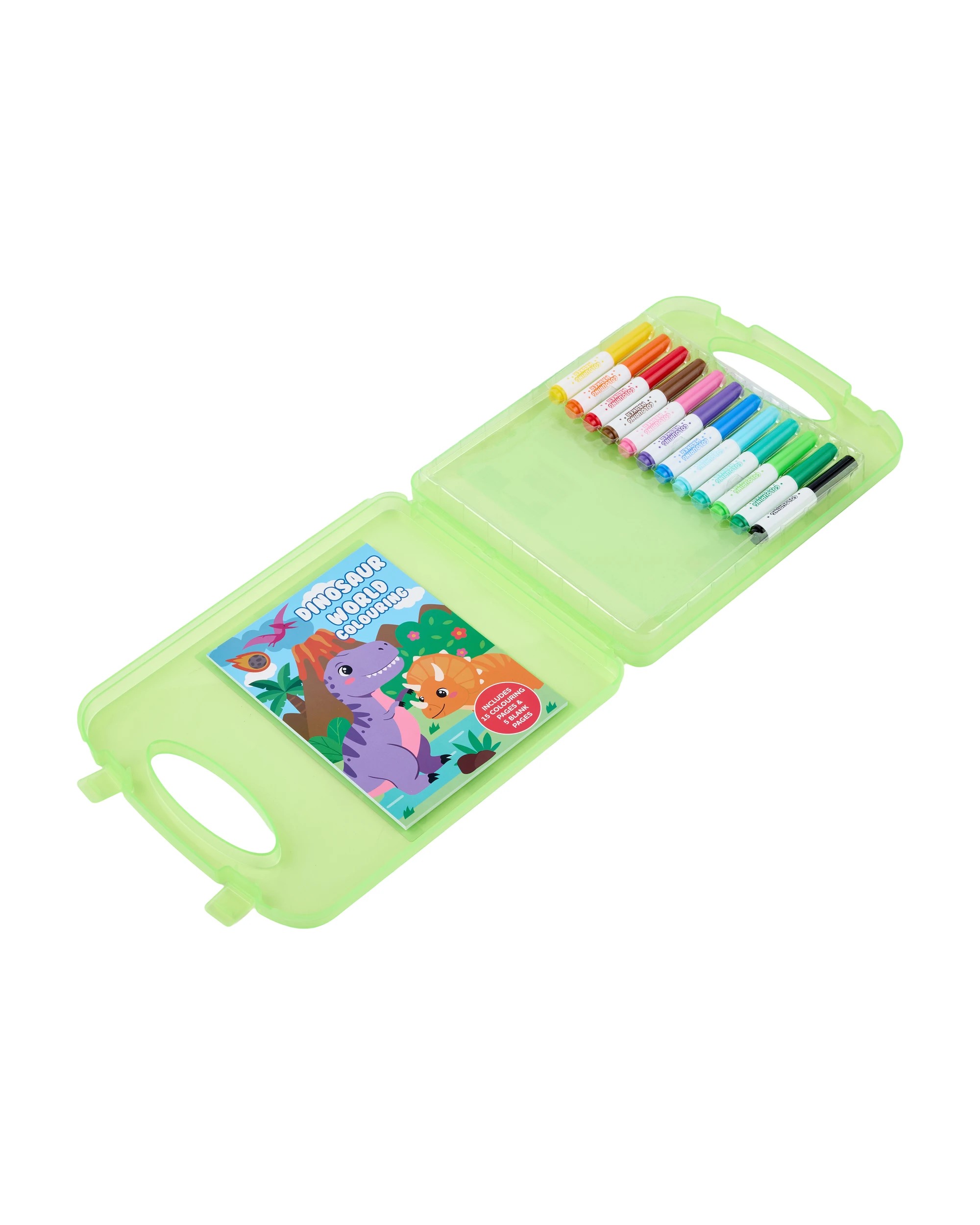 2 On The Go Dino Colouring Marker Case, 2 of 4