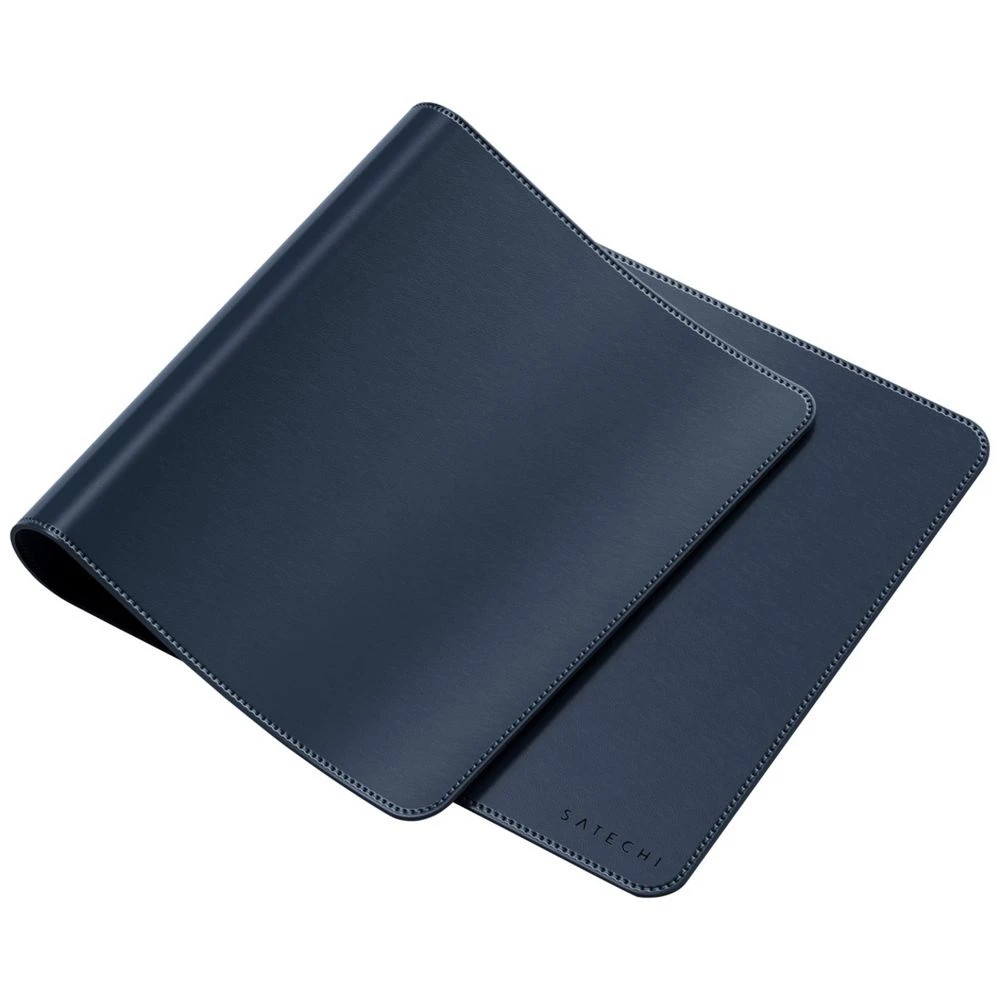 4 Satechi Vegan Leather Desk Mat Navy, 4 of 5
