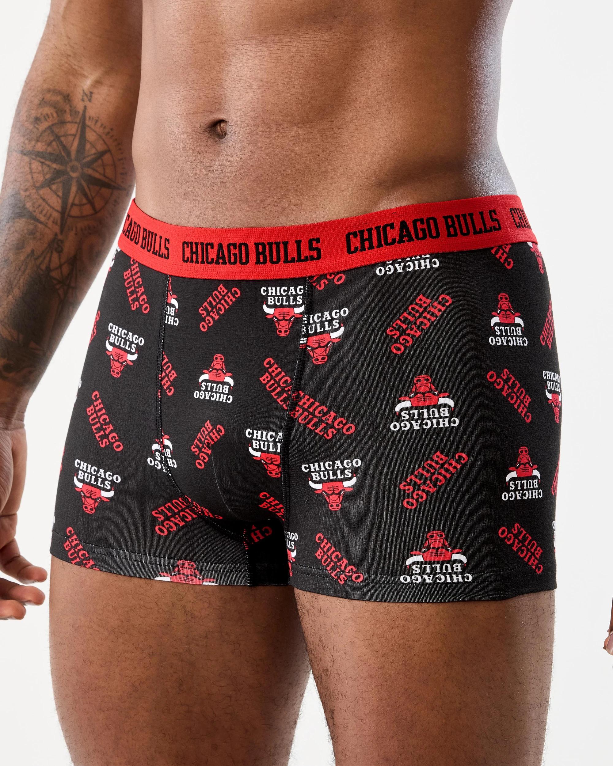4 2 Pack Official NBA Adult Trunks Bulls, 4 of 10