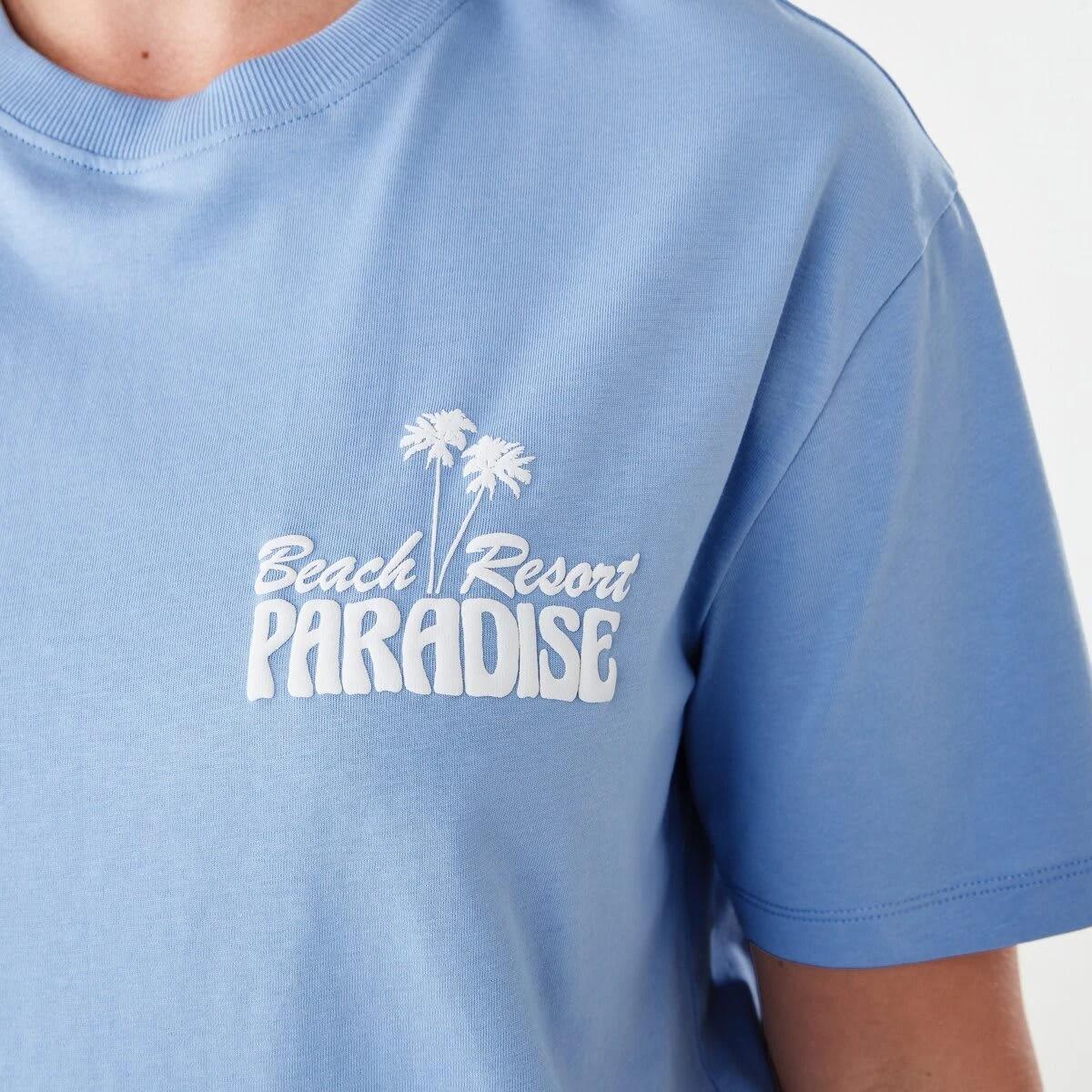 5 Short Sleeve Oversized Boyfriend T-shirt Paradise, 5 of 6