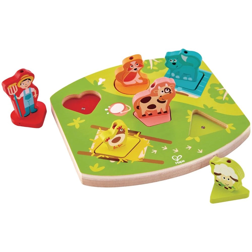 2 Hape Farmyard Sound Puzzle, 2 of 4
