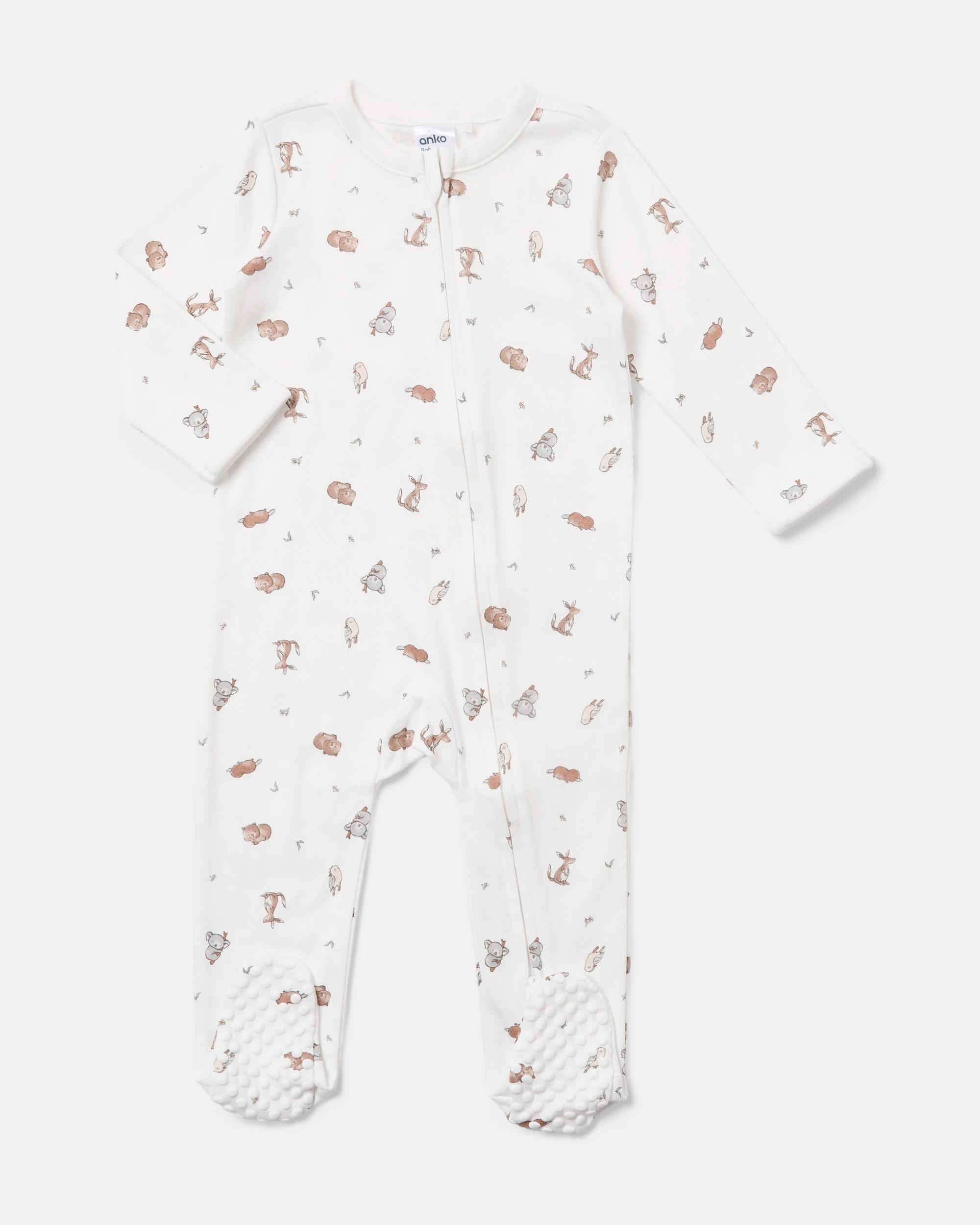 5 3 Pack Cotton Coveralls Aus Animal, 5 of 8