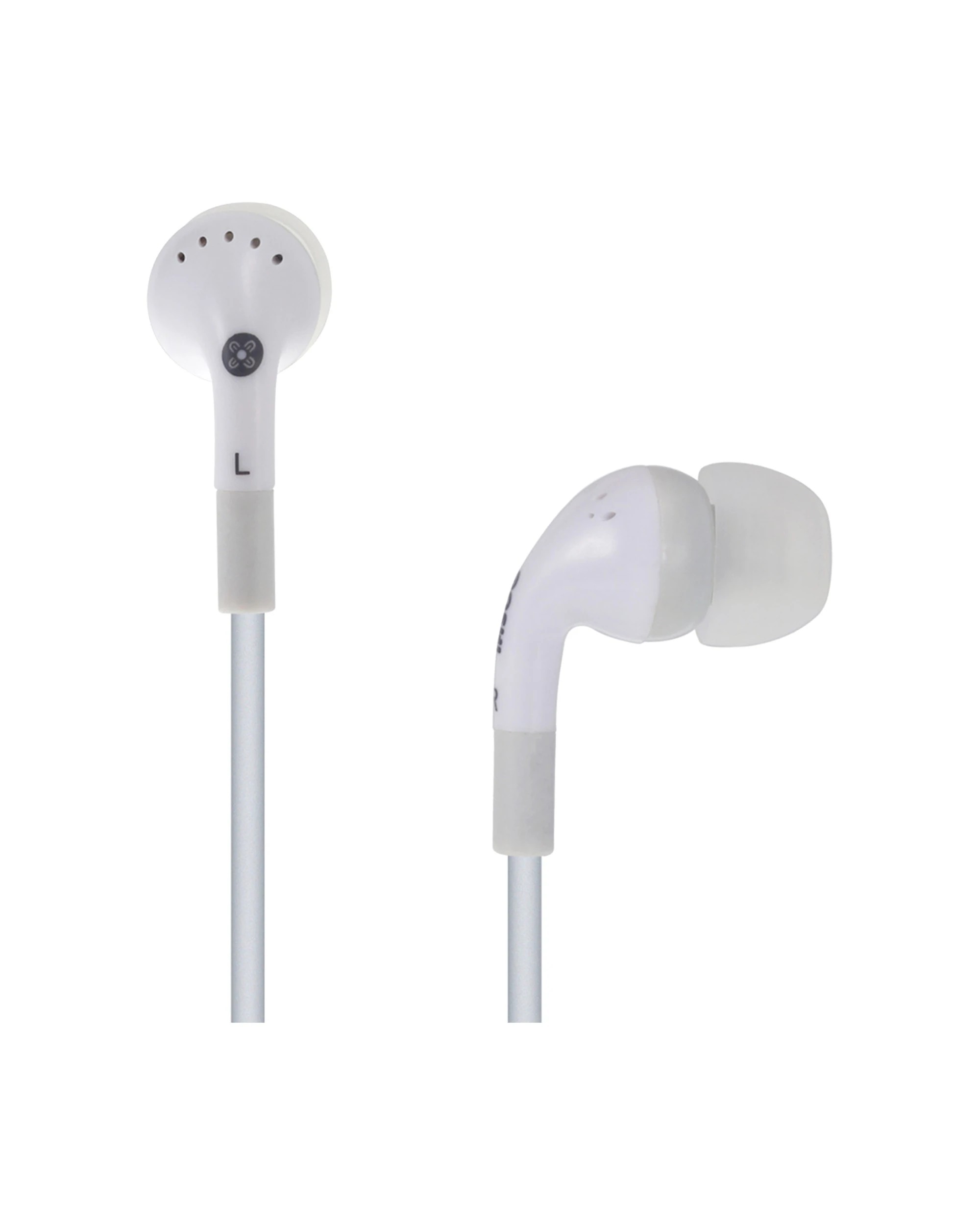 1 Moki Noise Isolation Earphones Ergonomic Comfortable Fit With 10mm Drivers - White, 1 of 1