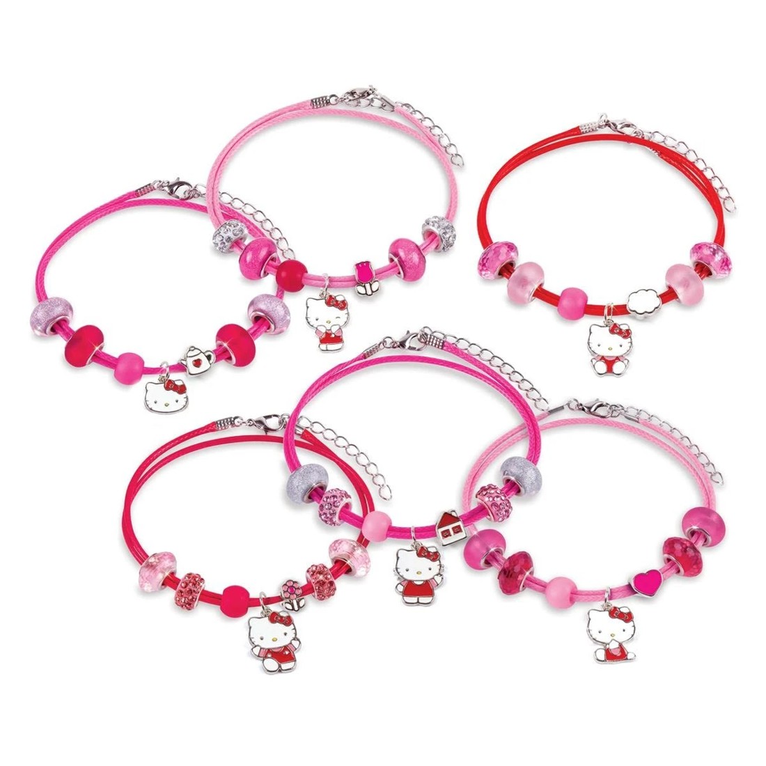 3 50 Piece Make It Real Hello Kitty Bead and Charm Set, 3 of 6