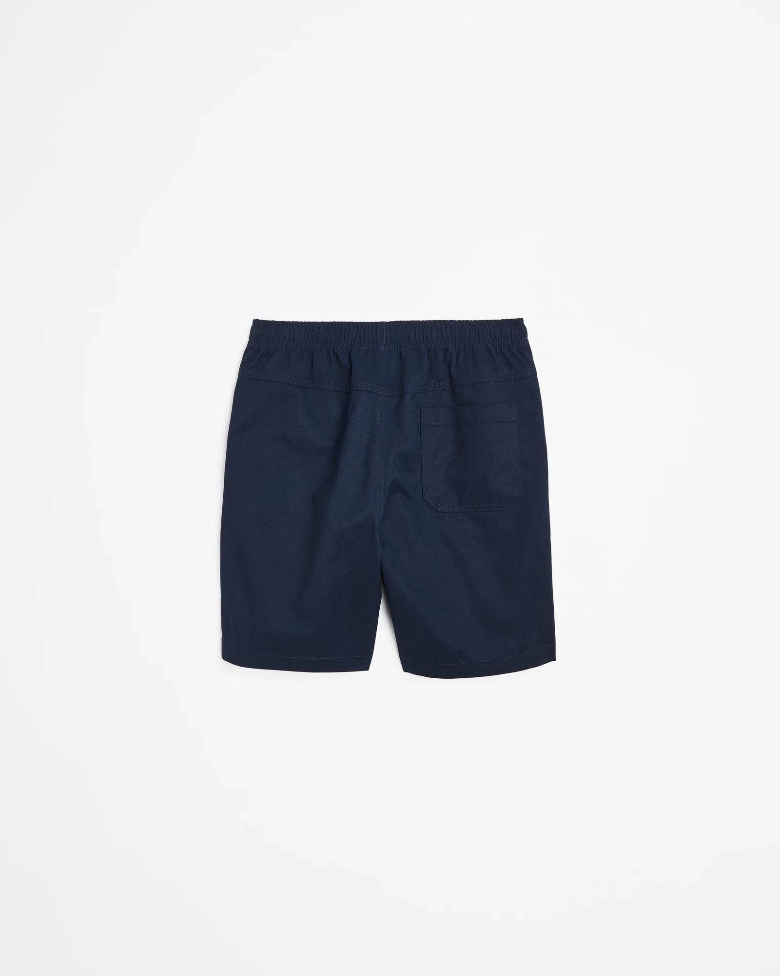 3 Target Kids Australian Cotton Blend School Drill Shorts 2 Pack NAVY BLUE, 3 of 3