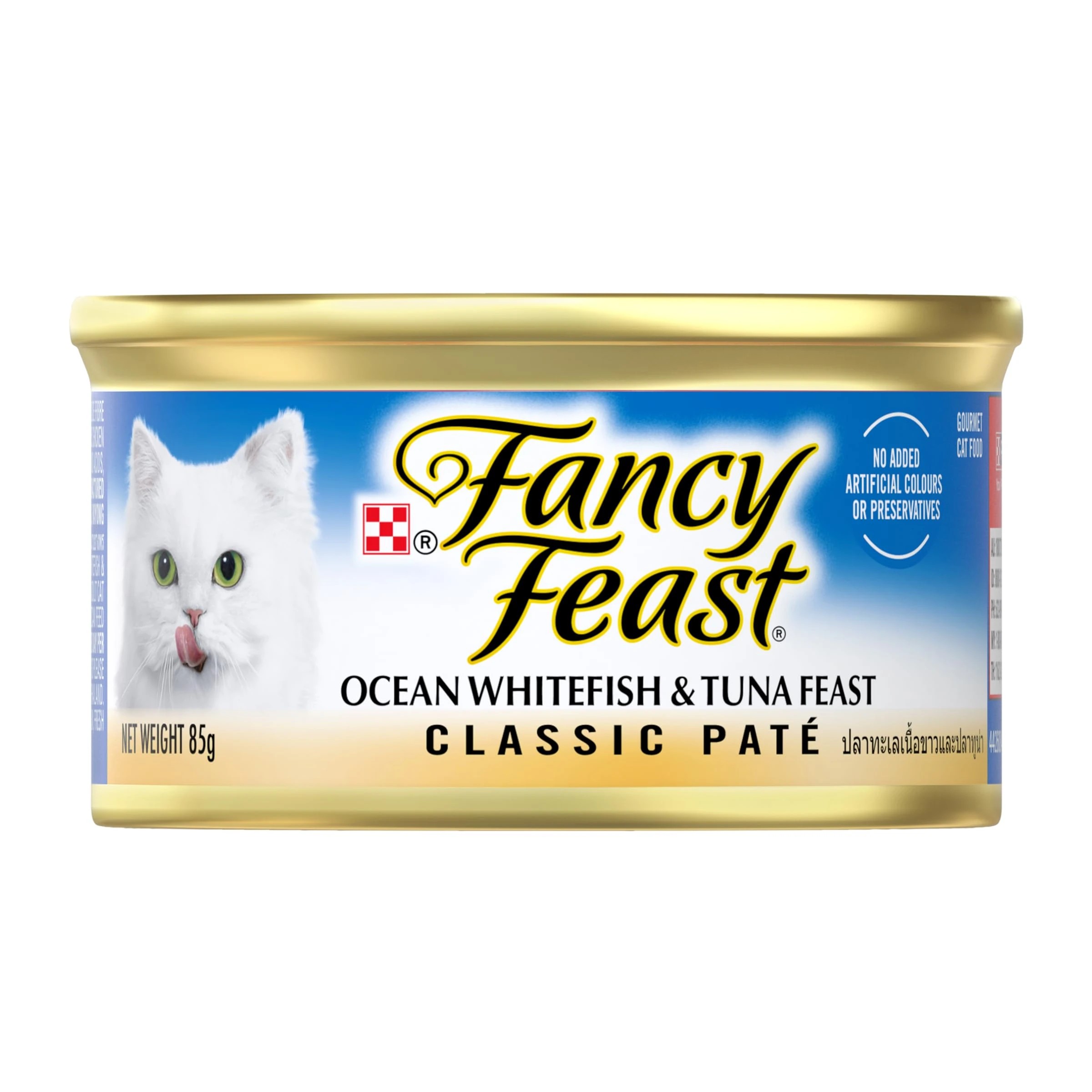 1 Fancy Feast Classic Ocean White Fish Pate 24X85g, 1 of 6