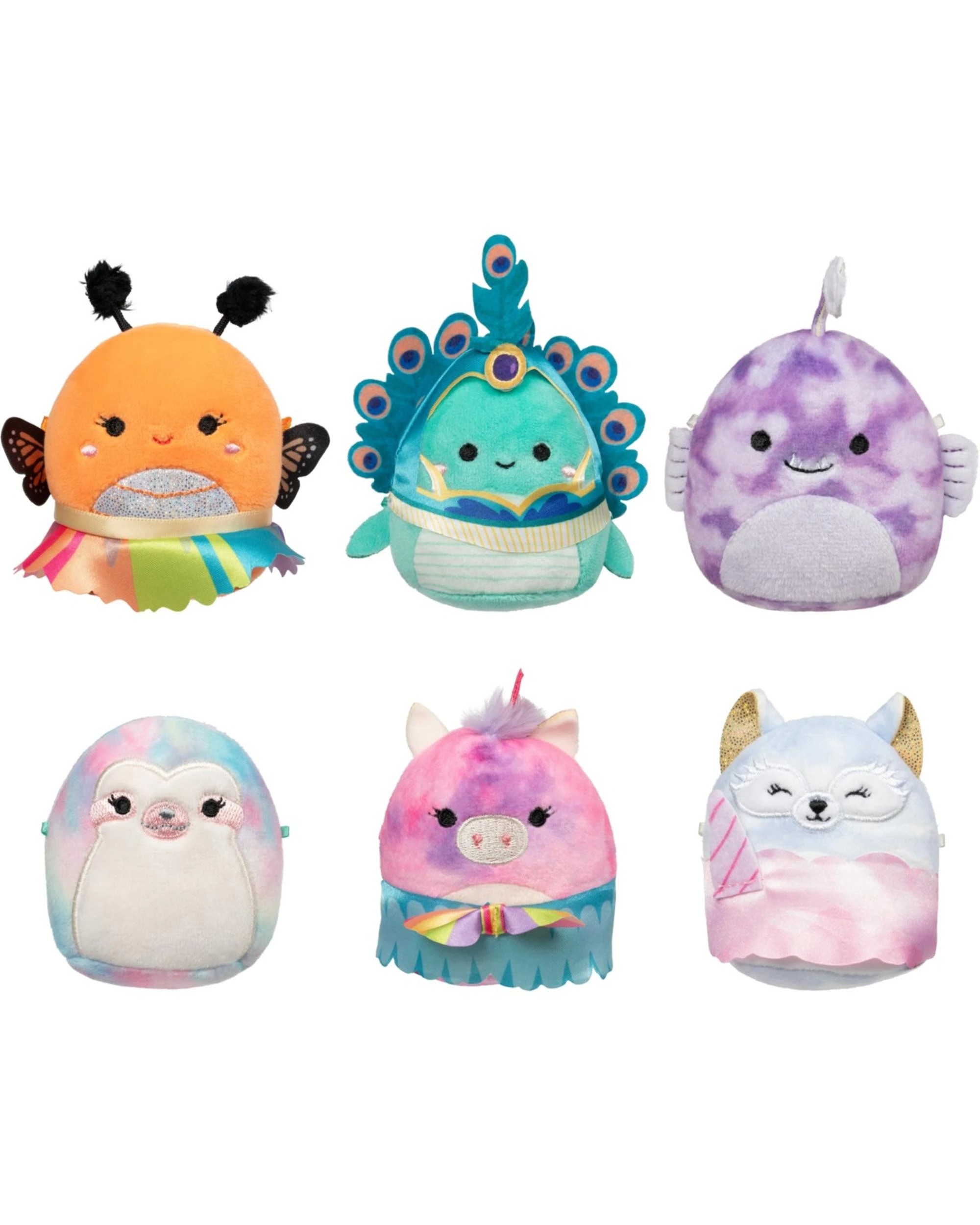 3 Squishmallows Micromallows 2.5 inch Plush Environmental Set Carnival Time, 3 of 4