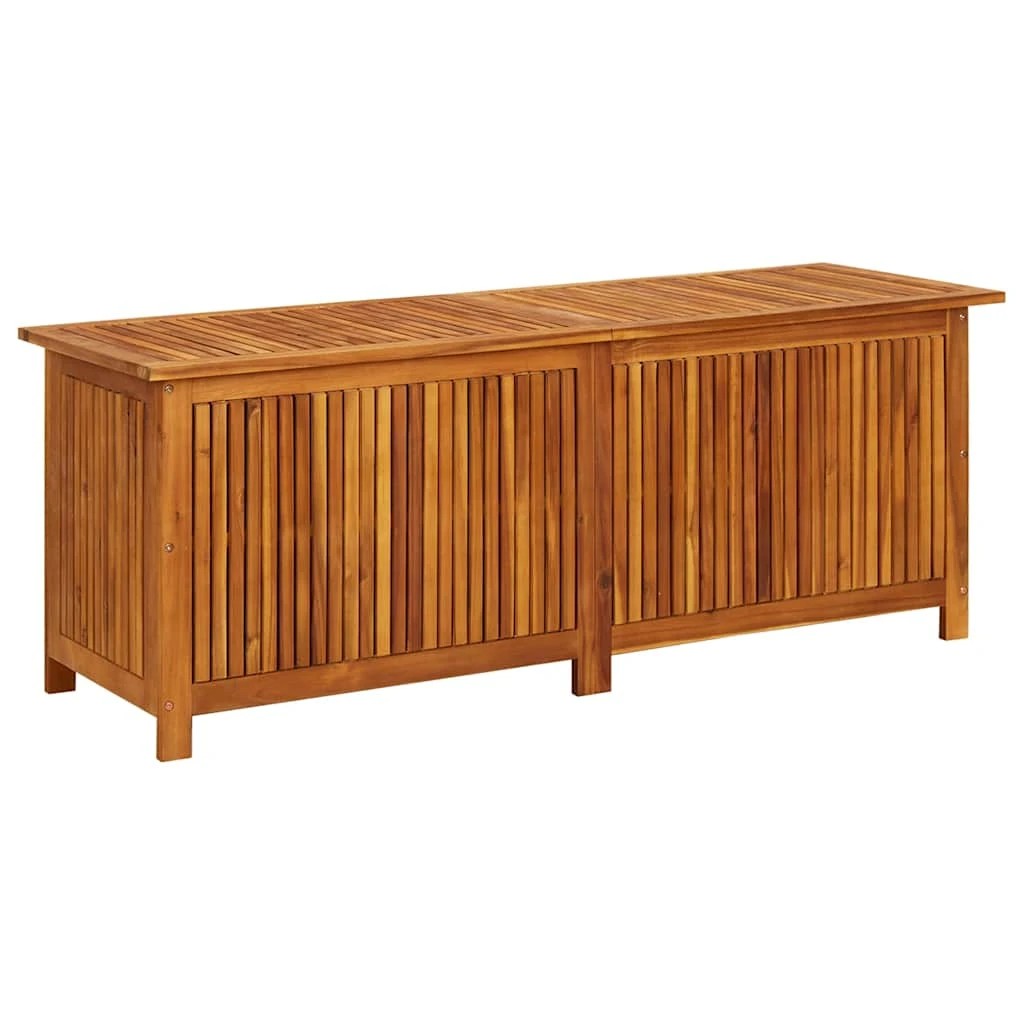 1 Vidaxl Garden Storage Box Solid Wood Acacia - Brown, 1 of 10