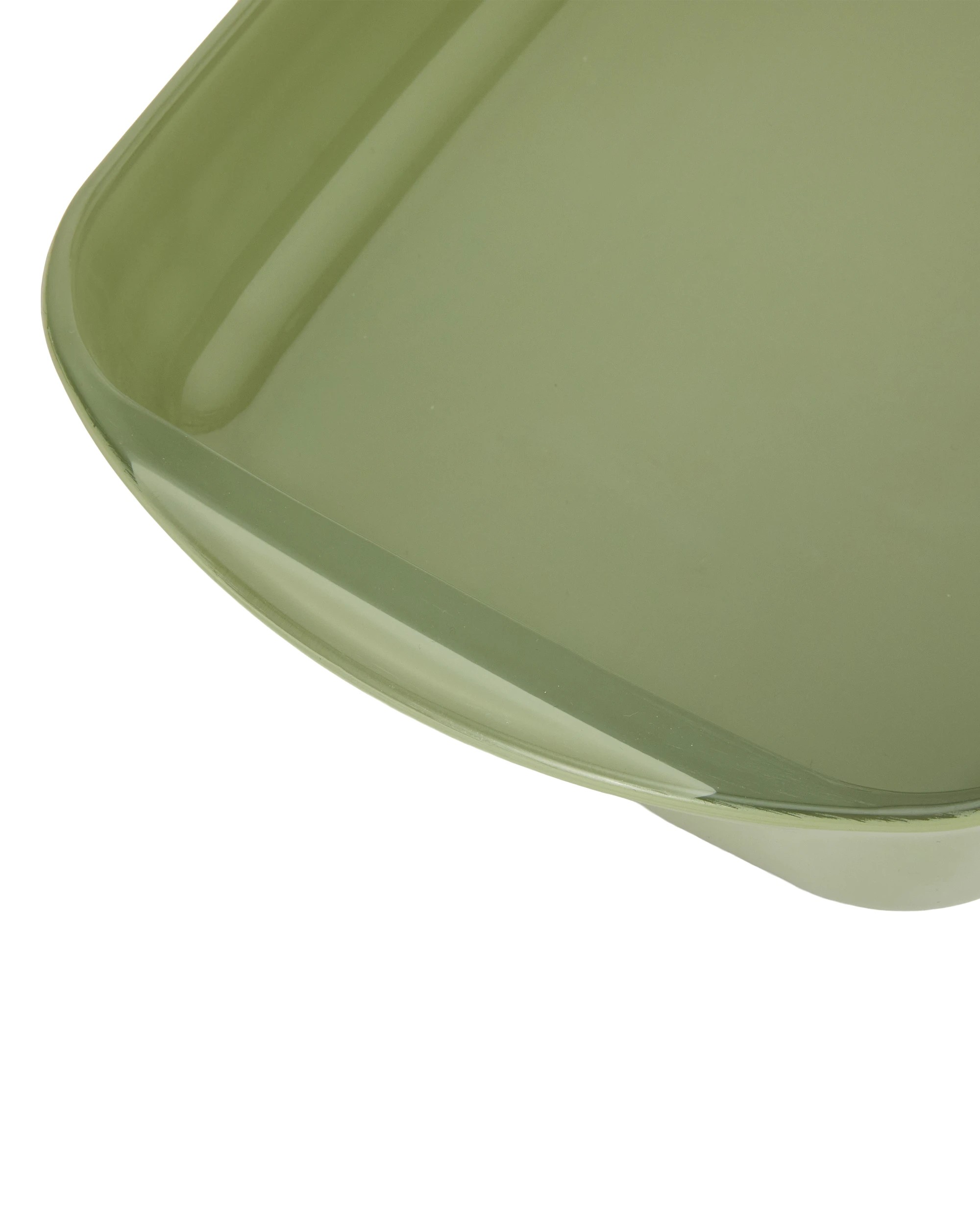 4 3.6L Glass Baking Dish - Green, 4 of 5