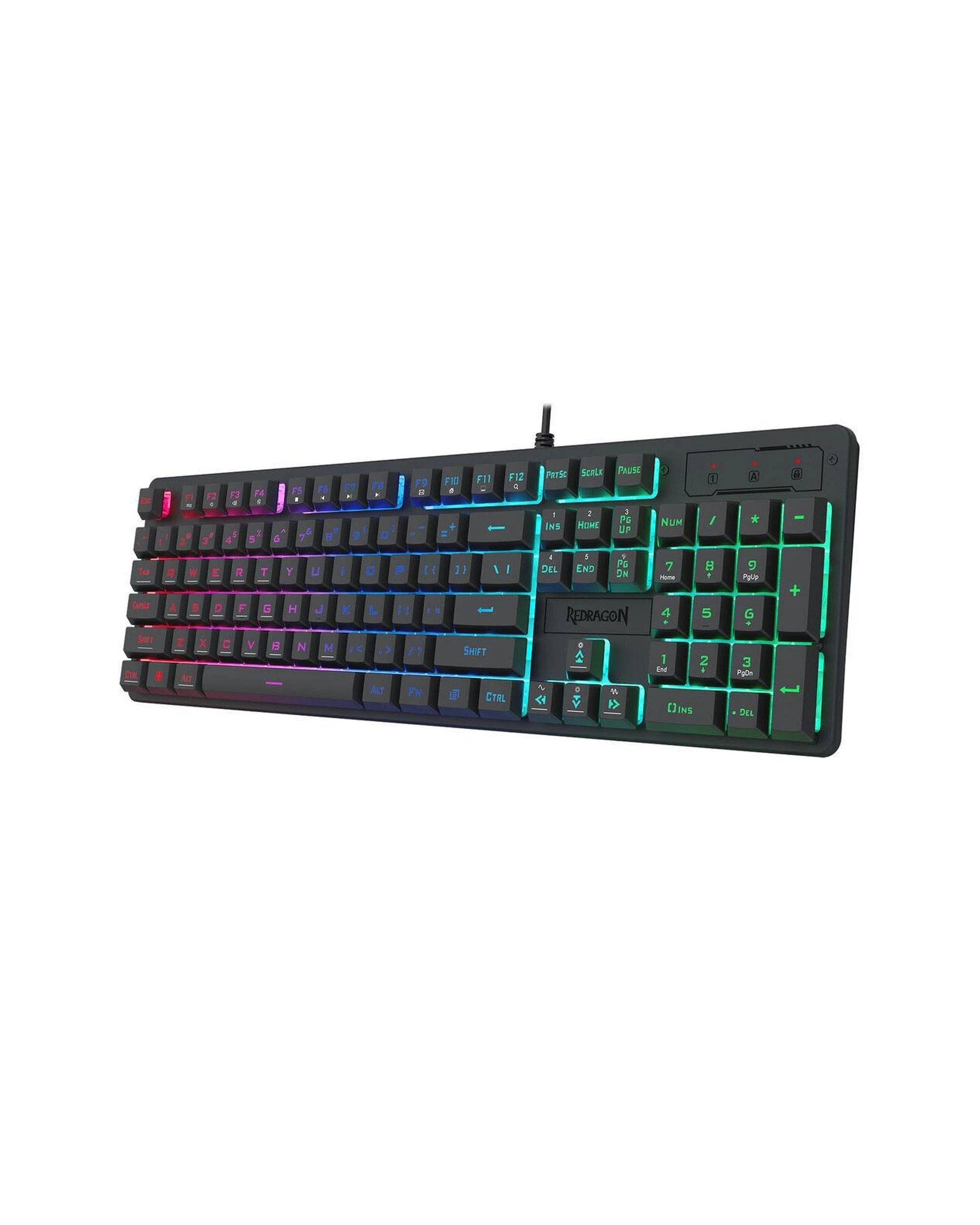 6 Redragon K521RGB Netherbane Black FullSize RGB Gaming Keyboard, 6 of 8