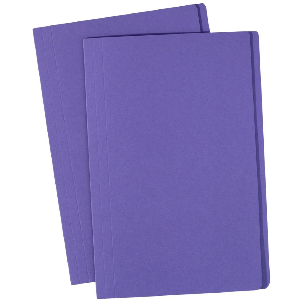 1 Avery Foolscap Manila Folder Purple 100 Pack, 1 of 2