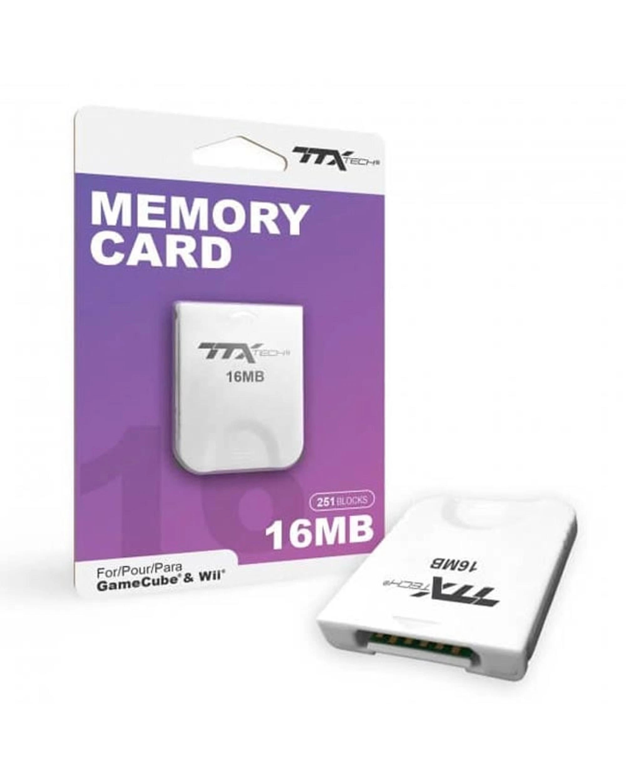 1 TTX Tech 16MB Memory Card for Gamecube and Wii, 1 of 1
