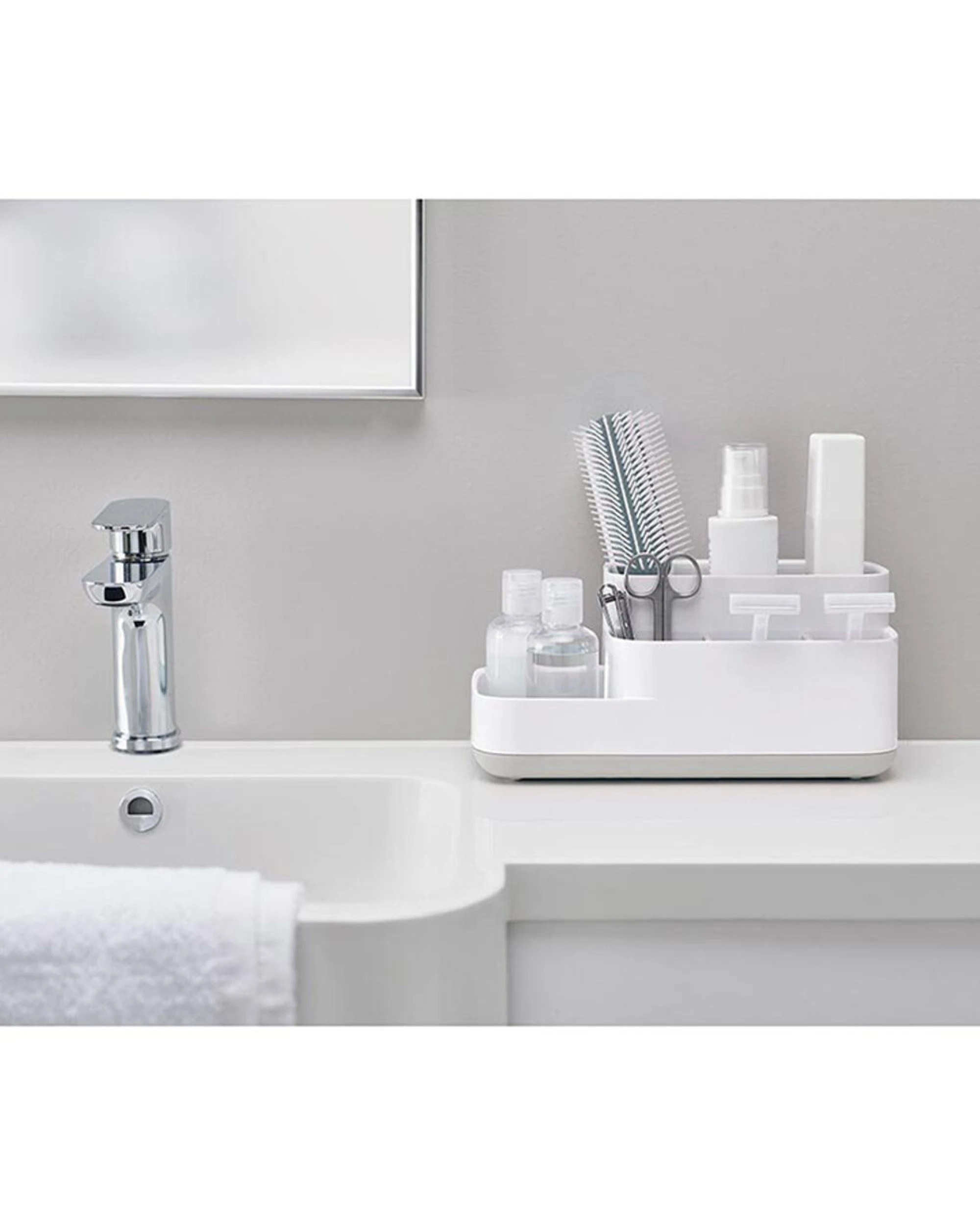 4 Joseph Joseph 2PK Easystore Bathroom Storage Caddy Organiser - Grey, 4 of 4