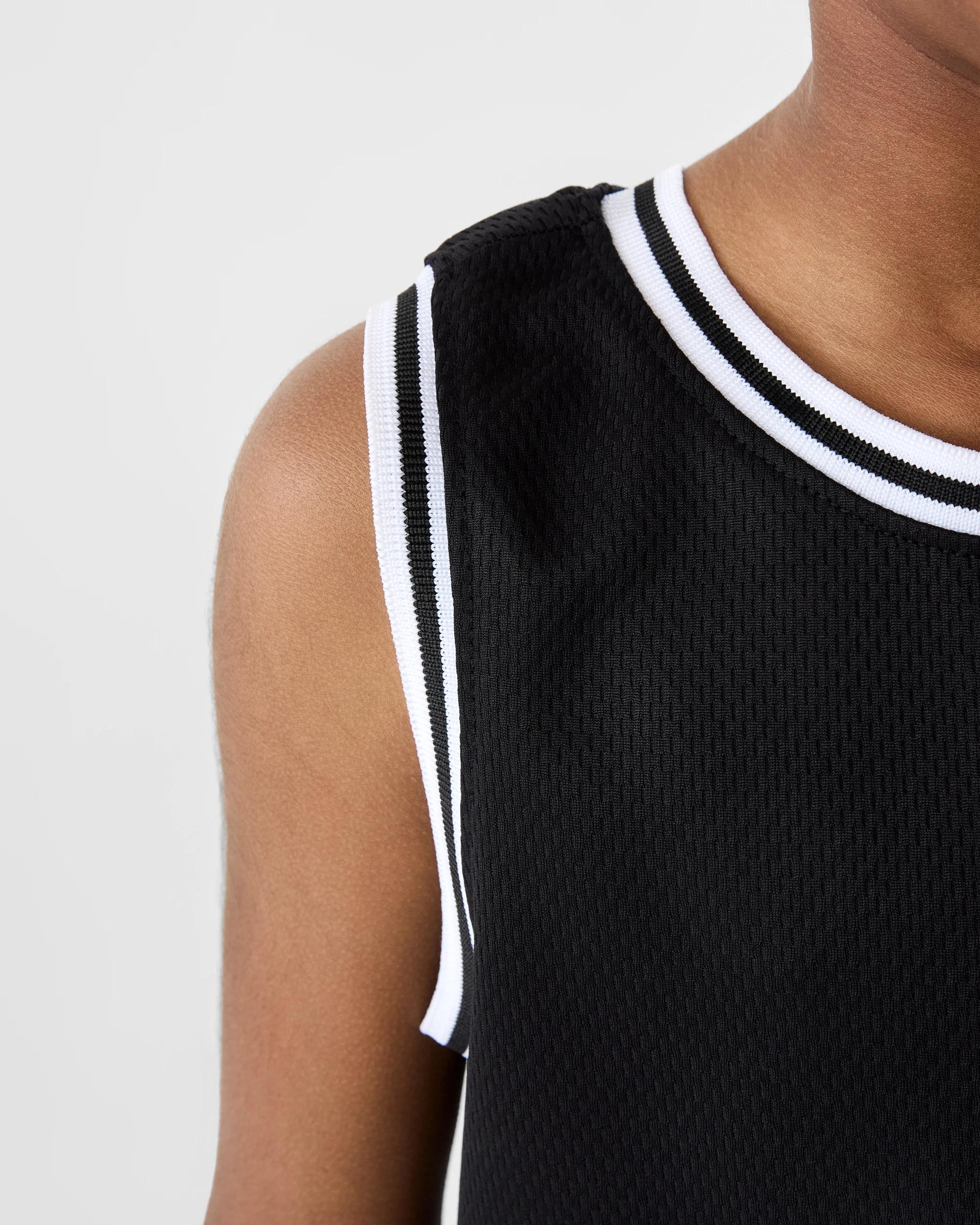 6 Mesh Tank Blk Varsit, 6 of 9