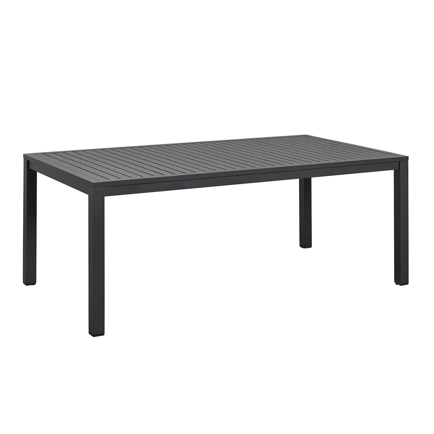 3 Moda Living La Perouse Charcoal Aluminium Outdoor Dining Table (195 x 104 cm) - Charcoal, 3 of 7