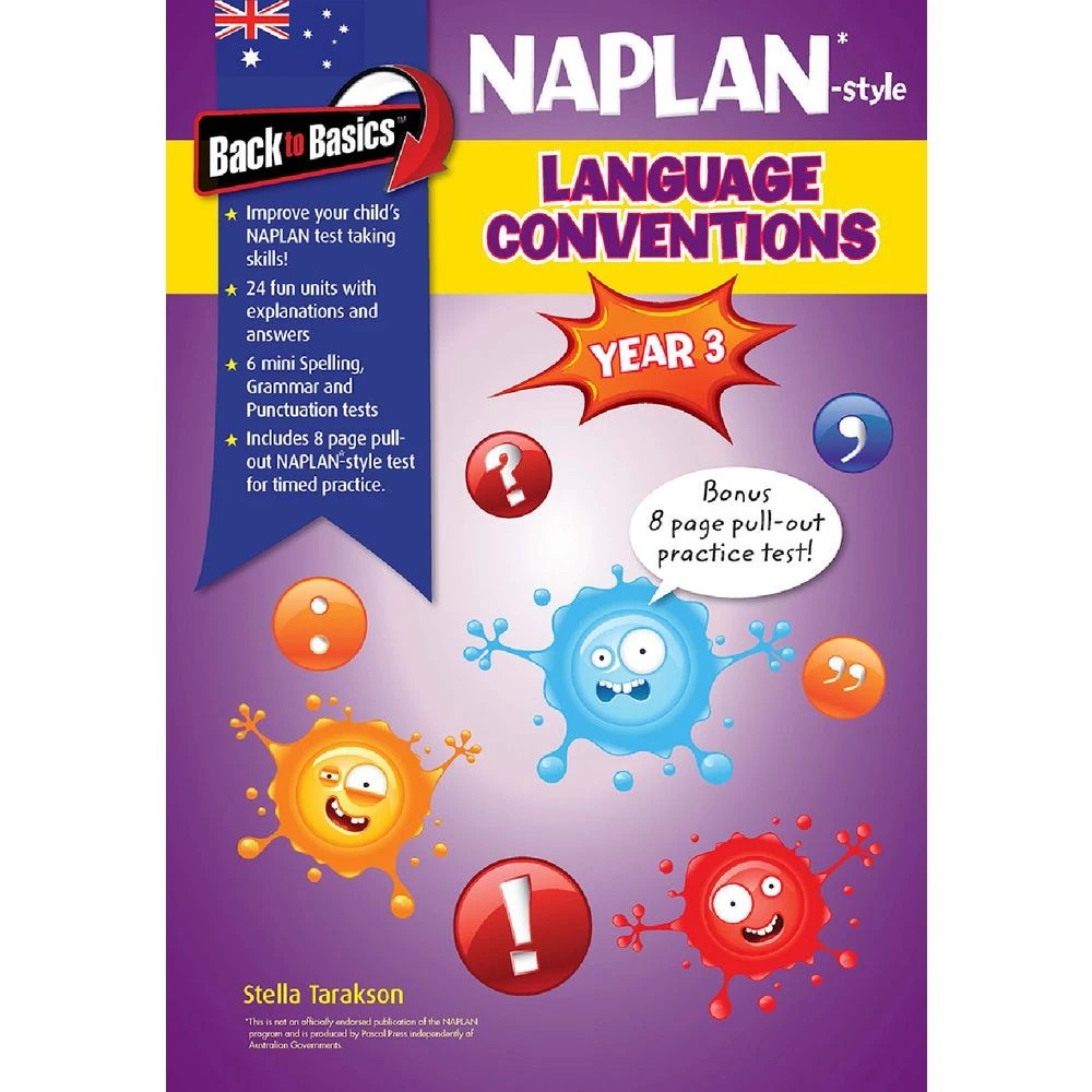 1 Blake's Back to Basics Year 3 NAPLAN Language Conventions, 1 of 5