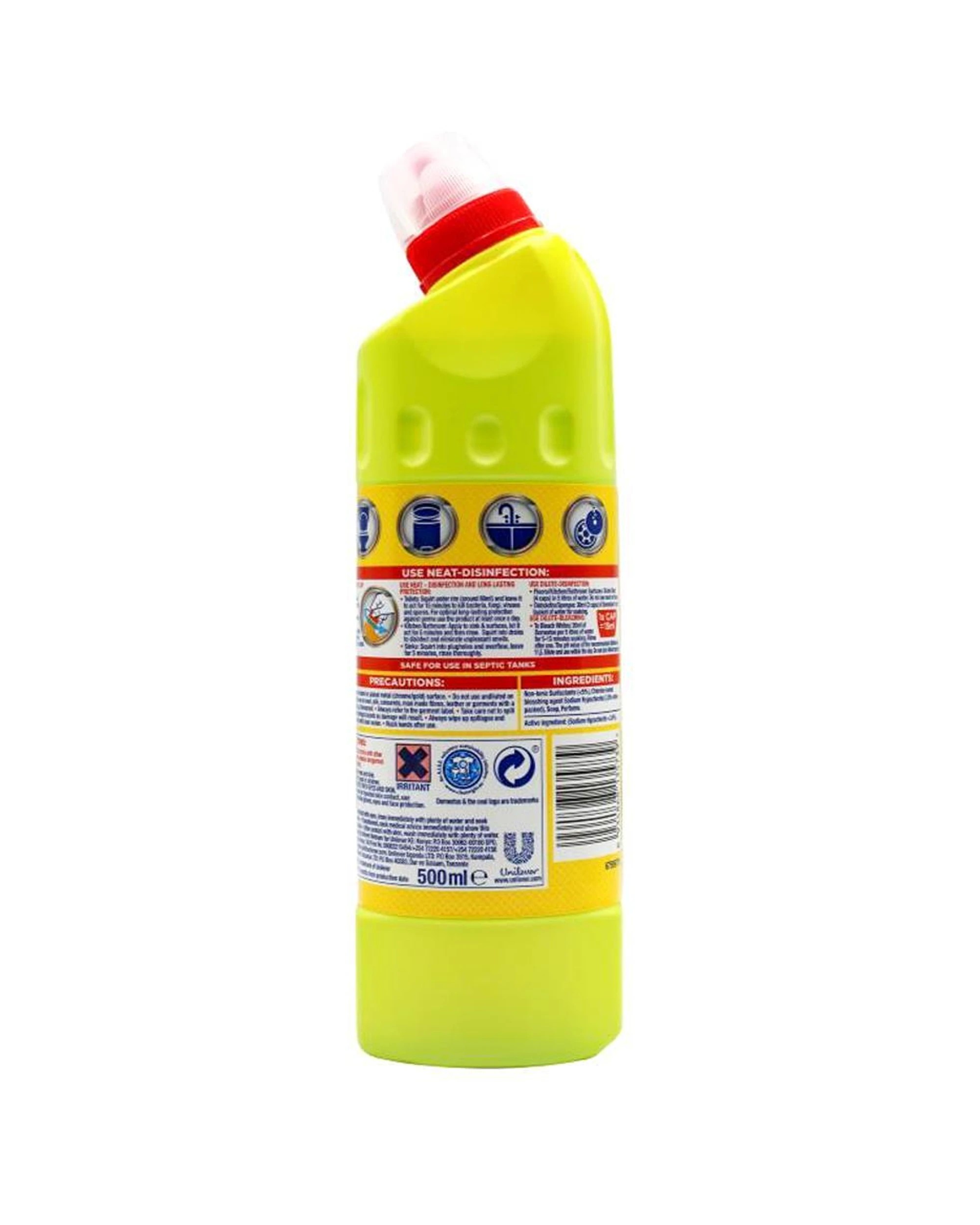 3 Domestos 12pk Extra Power Thick Bleach Citrus Fresh Multi-Surface 500ml - Yellow, 3 of 3