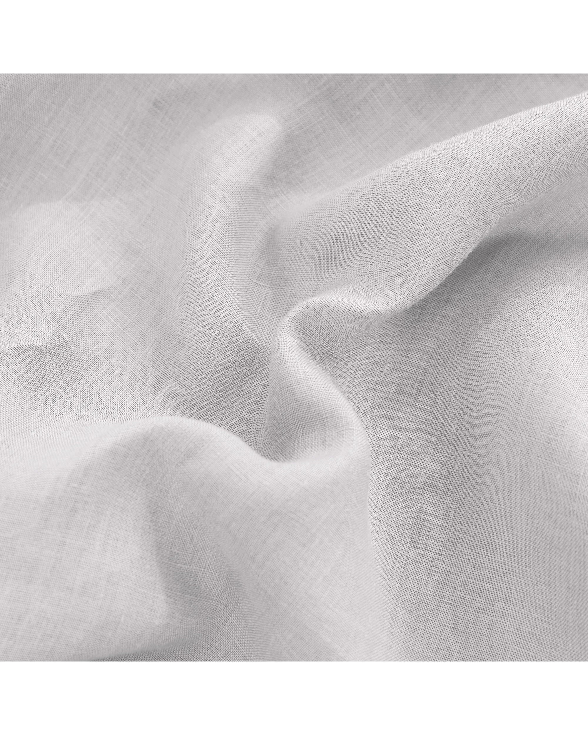 3 Natural Home Vintage Washed 100% Hemp Sheet Set - King Bed - Dove Grey, 3 of 8