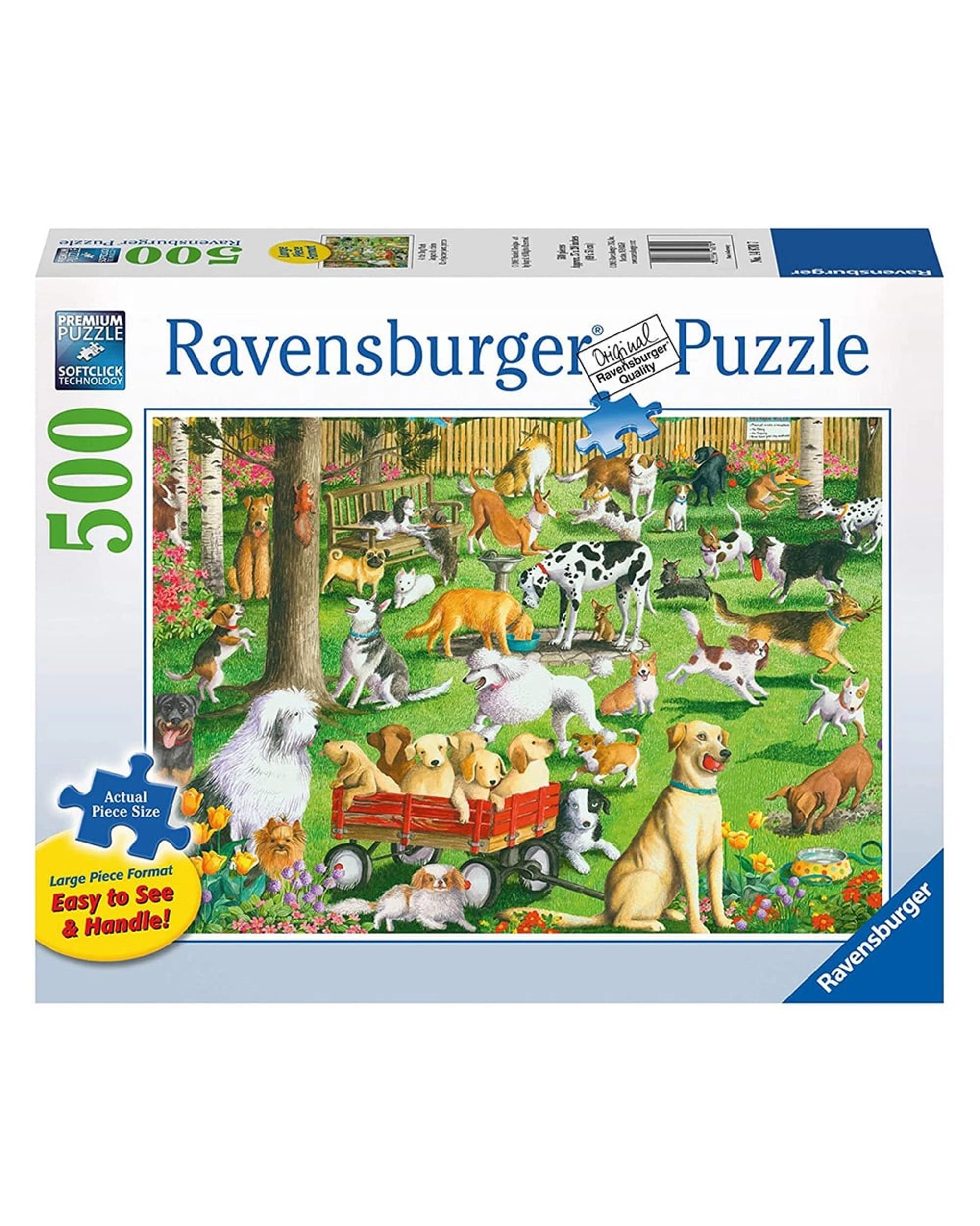 1 Ravensburger At the Dog Park 500 Piece Large Format Puzzle, 1 of 1