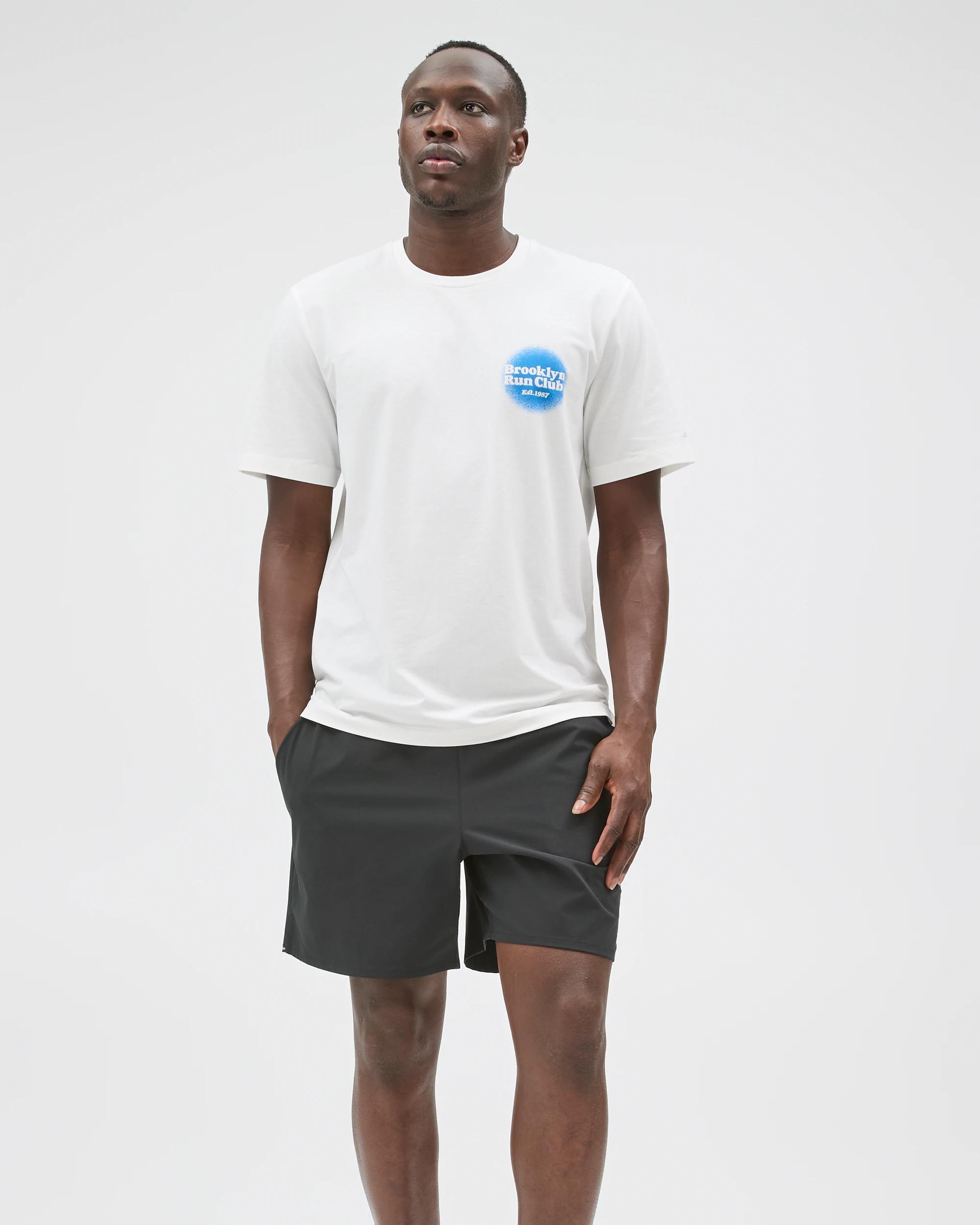 2 Target Active Active Australian Cotton Blend Graphic T-Shirt OFF WHITE BROOKLYN RUN CLUB, 2 of 6