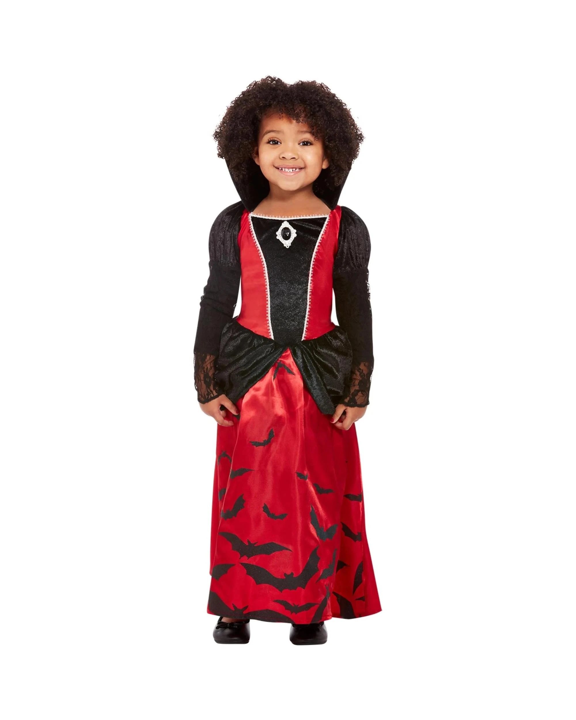 1 Vampire Dress Toddler Costume Size 3-4 Years, 1 of 4