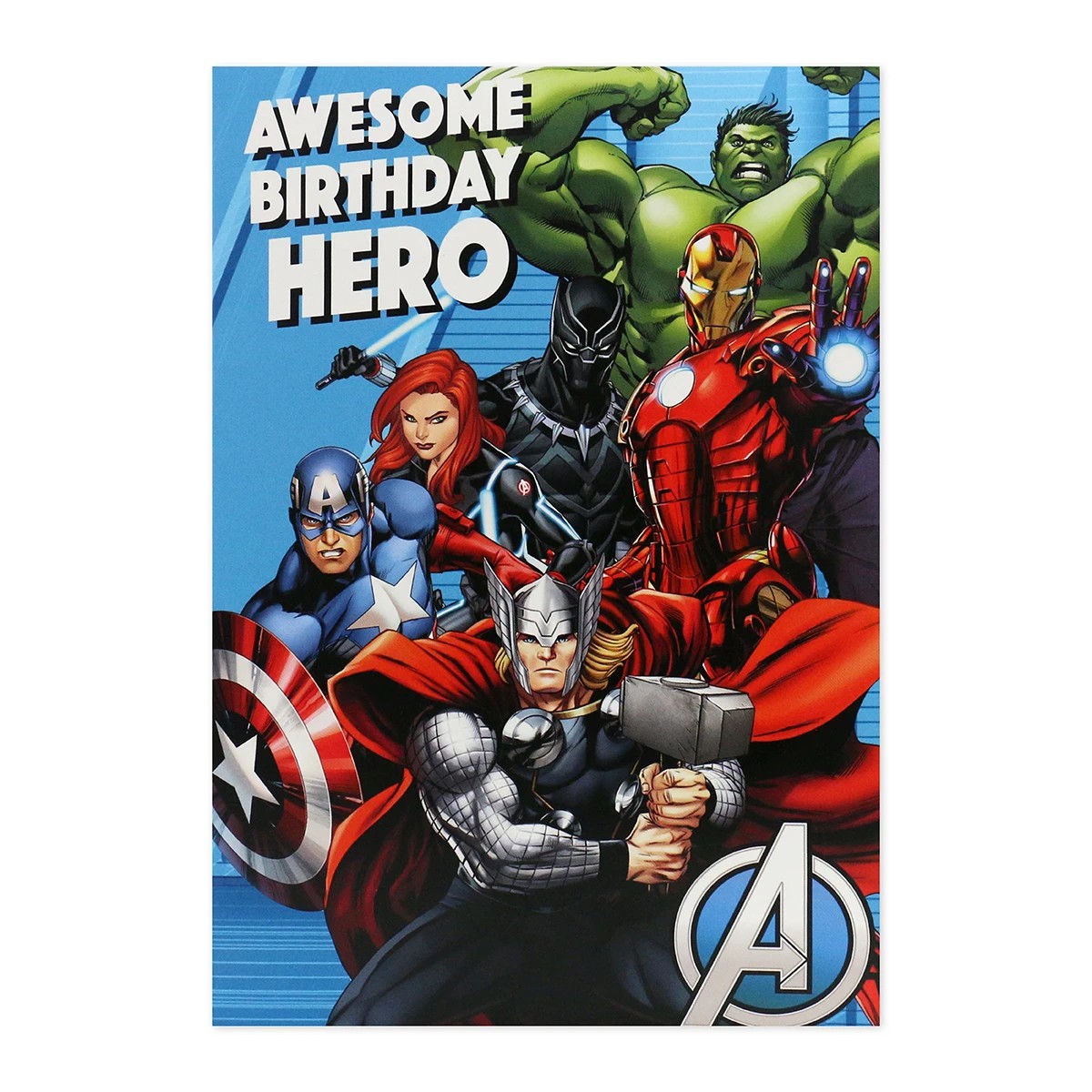 3 Hallmark Interactive Sound Marvel Avengers Birthday Card - Awesome Birthday Hero, 3 of 4