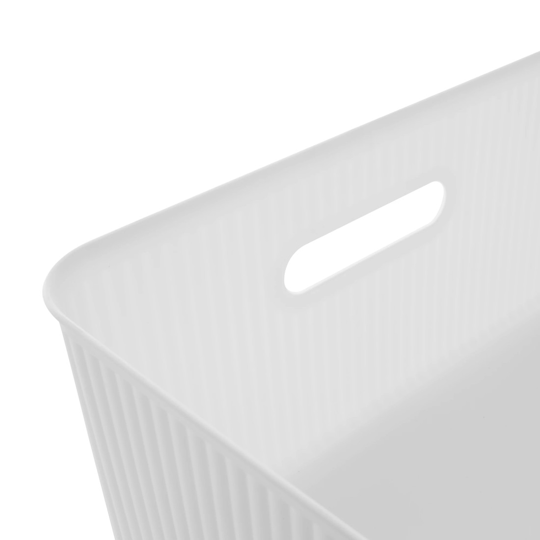 8 19L Ribbed Container - White, 8 of 10